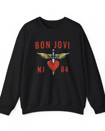 Bon Jovi You Give Love a Bad Name Unisex Heavy Blend™ Crewneck Sweatshirt