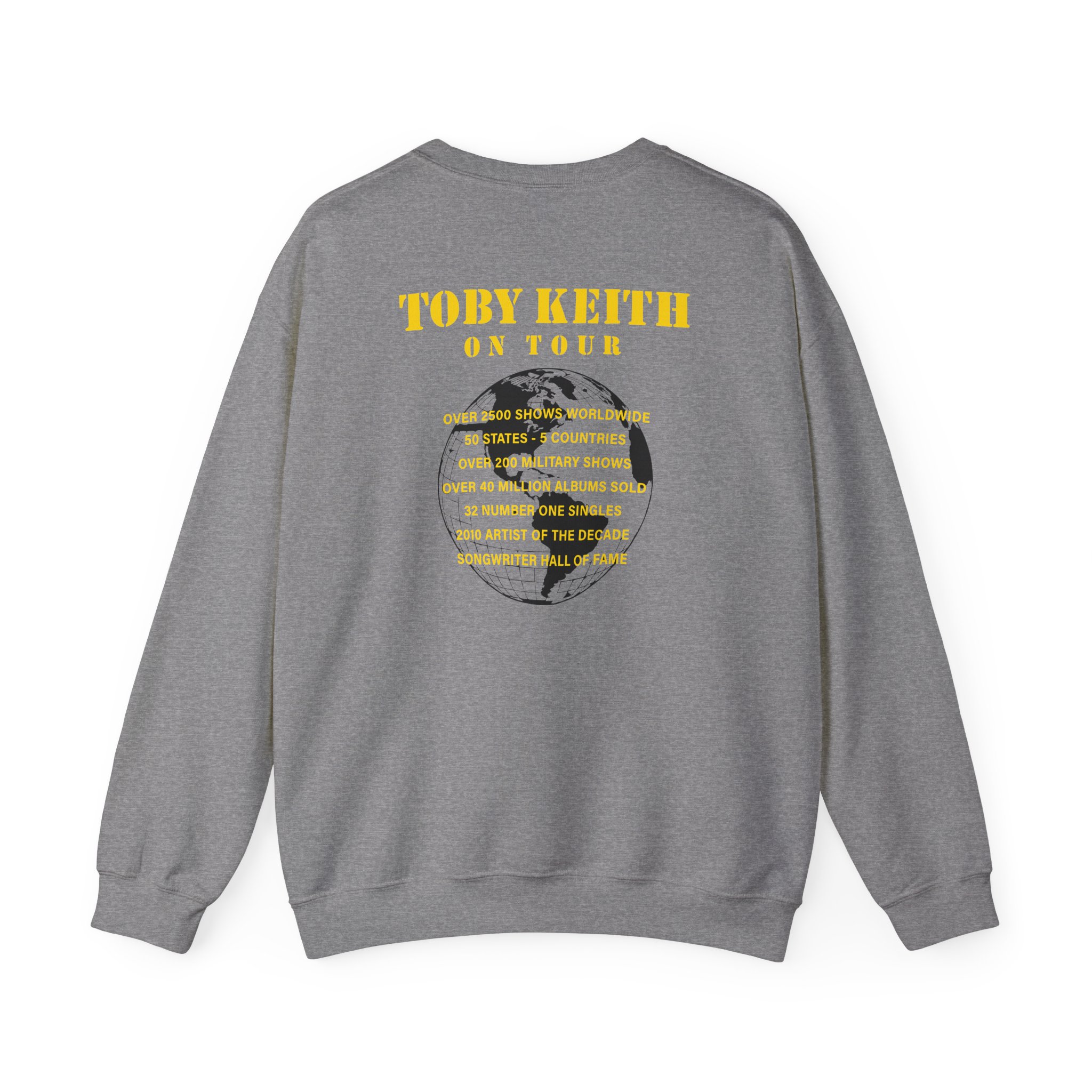 Toby Keith Easy Money Tour Unisex Heavy Blendâ„¢ Crewneck Sweatshirt