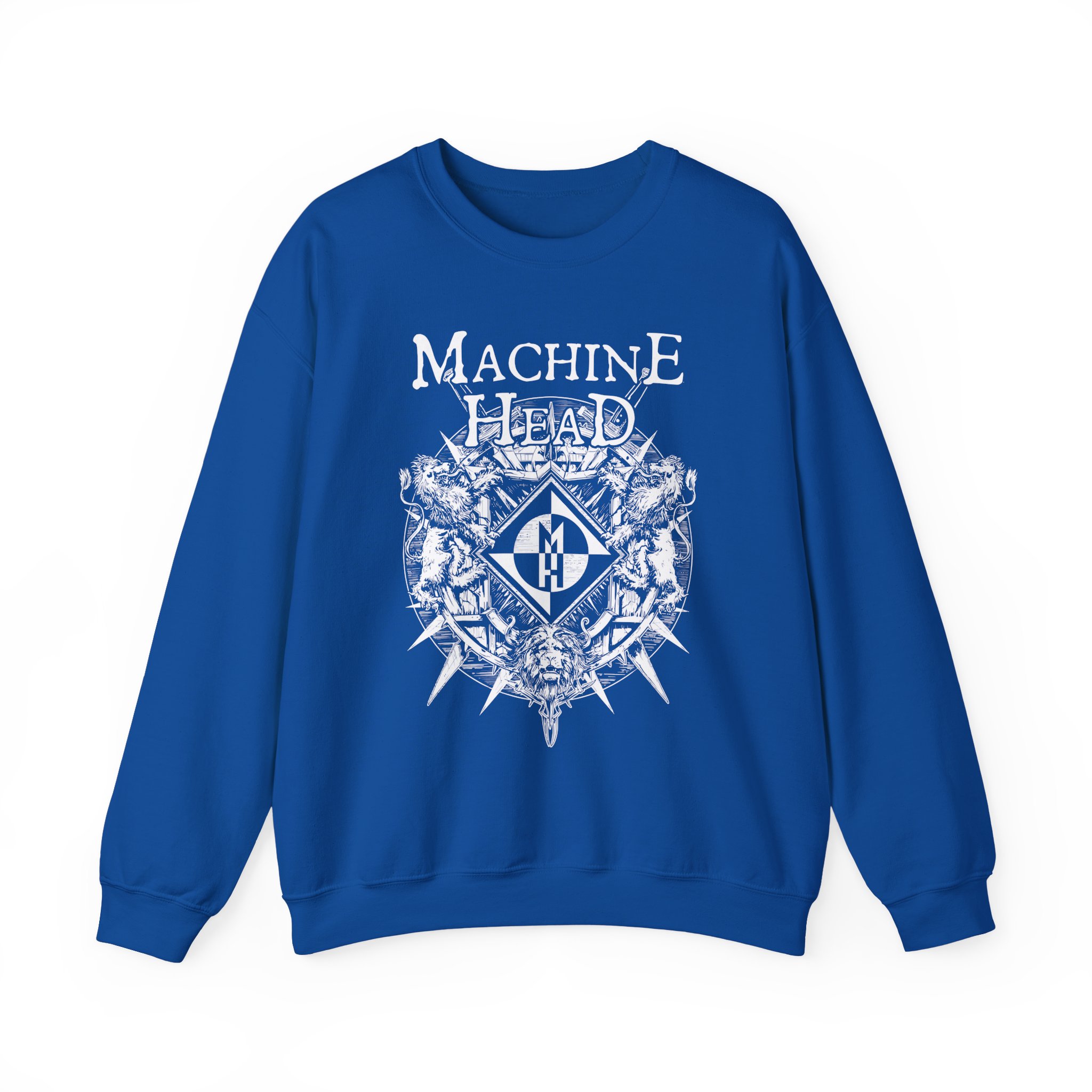 Machine Head Lion Crest Unisex Heavy Blendâ„¢ Crewneck Sweatshirt