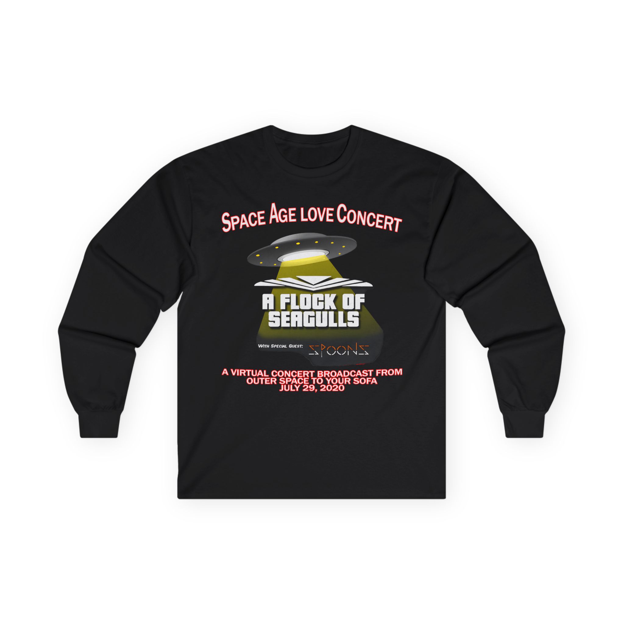 A Flock of Seagulls Space Age Love Concert Unisex Ultra Cotton Long Sleeve Tee