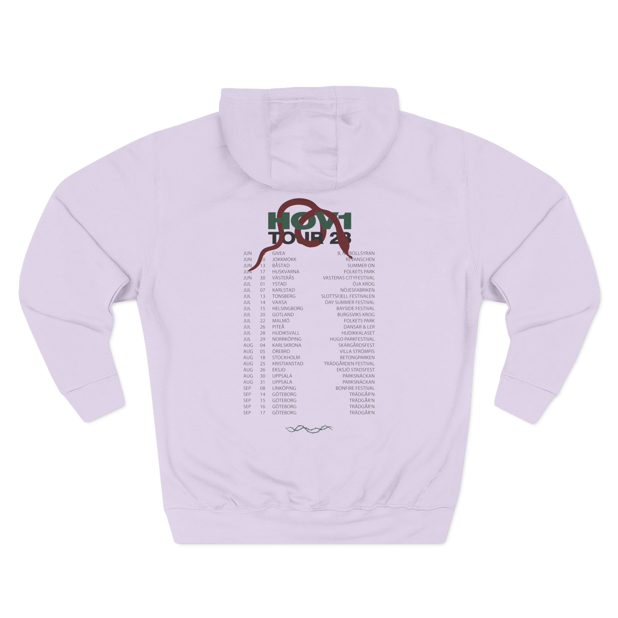 Hov1 Tour 2025 Three-Panel Fleece Hoodie