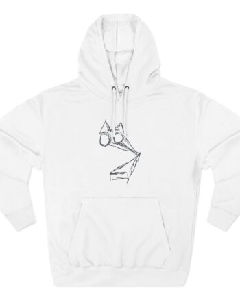Rem What Noisy Cats Are We Three-Panel Fleece Hoodie