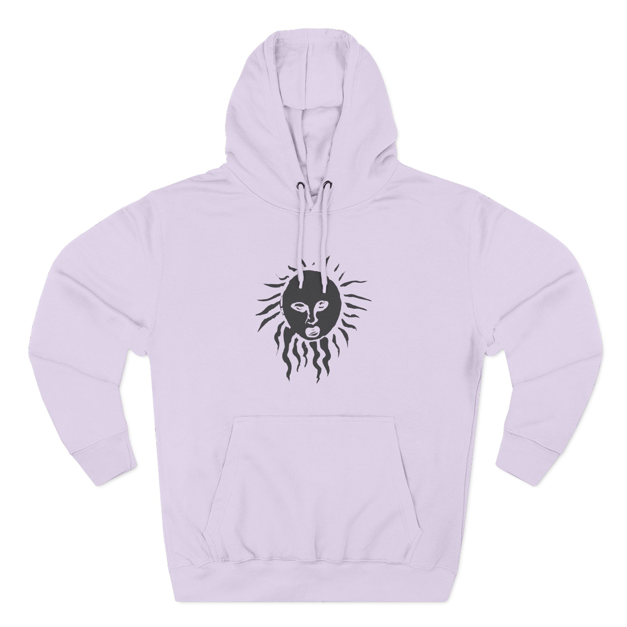 Like Moths to Flames Staring at the Sun Three-Panel Fleece Hoodie