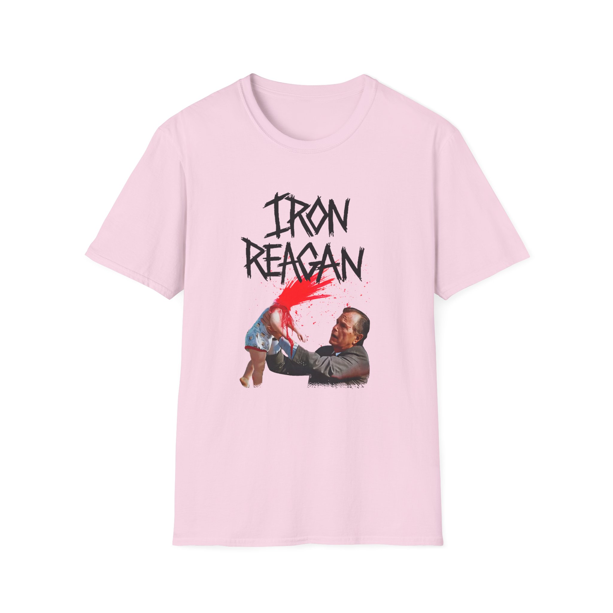 Iron Reagan Asshole Bush Unisex Softstyle T-Shirt