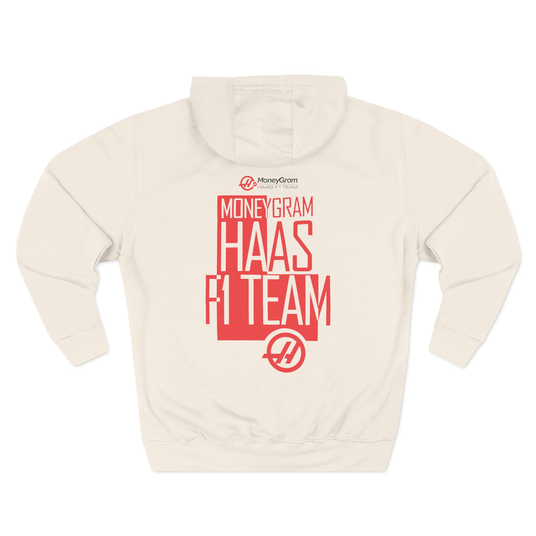 Haas F1 Color Block Three-Panel Fleece Hoodie