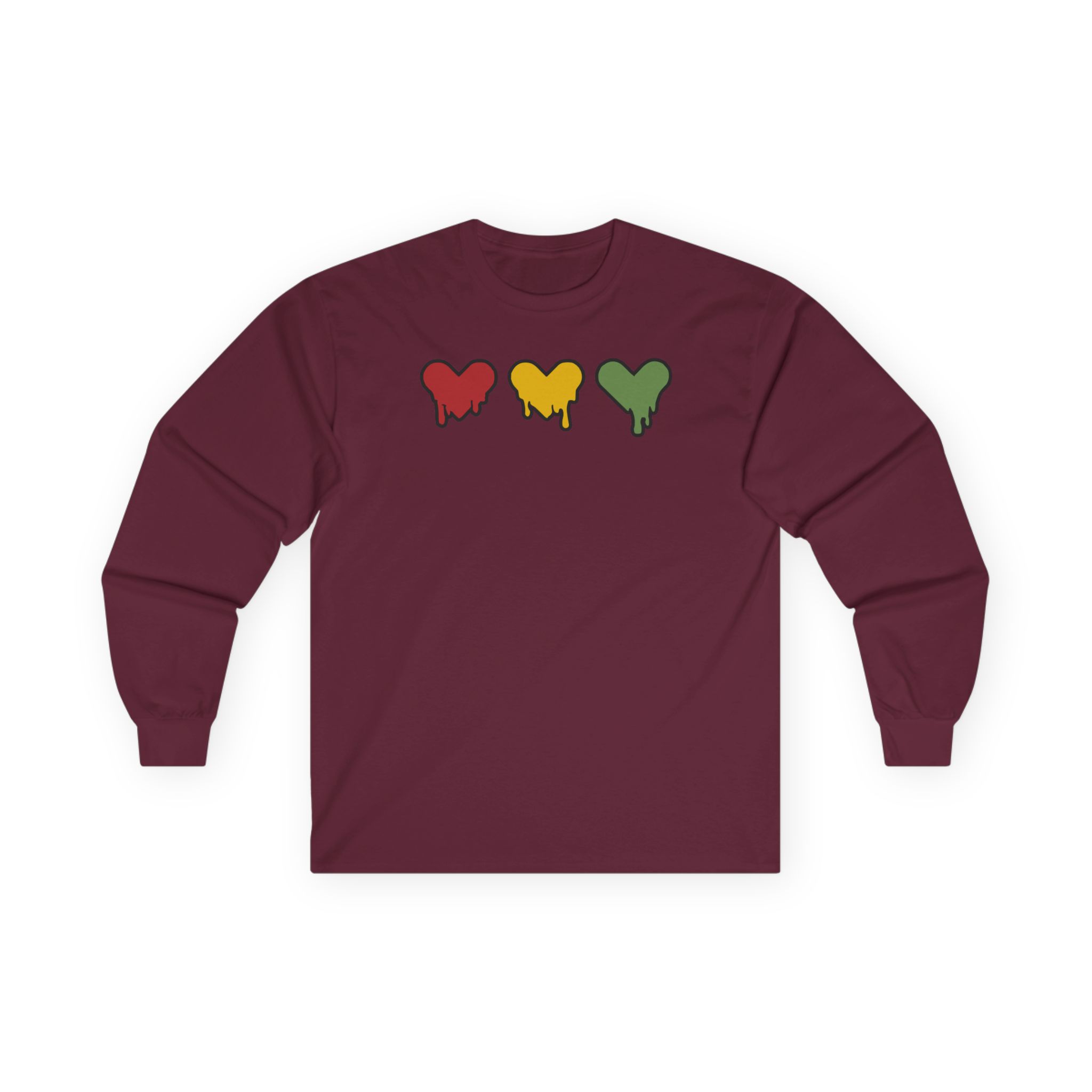 Grian 2023 Heart Drip Unisex Ultra Cotton Long Sleeve Tee