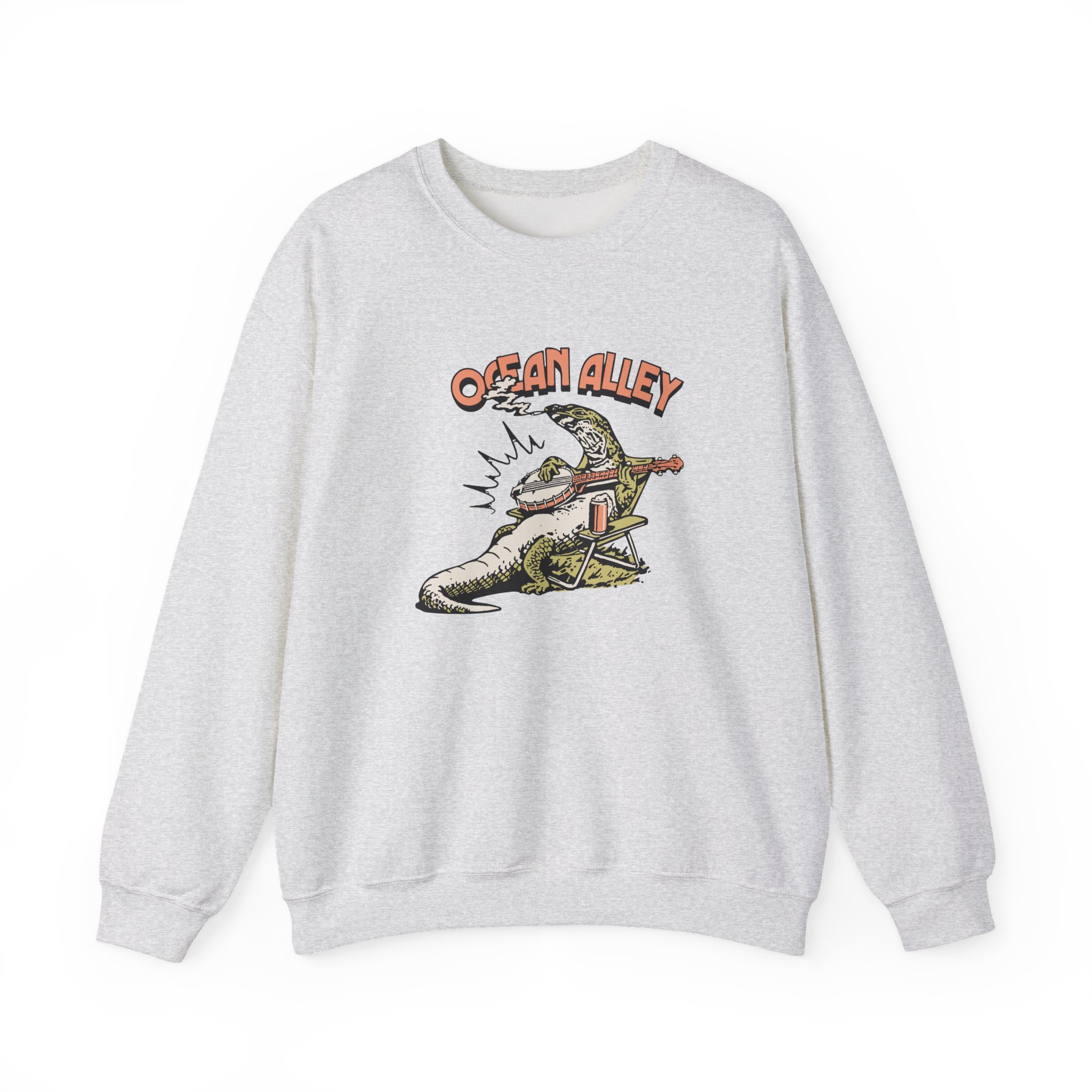 Ocean Alley Lizard Unisex Heavy Blendâ„¢ Crewneck Sweatshirt