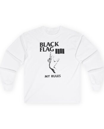 Black Flag My Rules Unisex Ultra Cotton Long Sleeve Tee