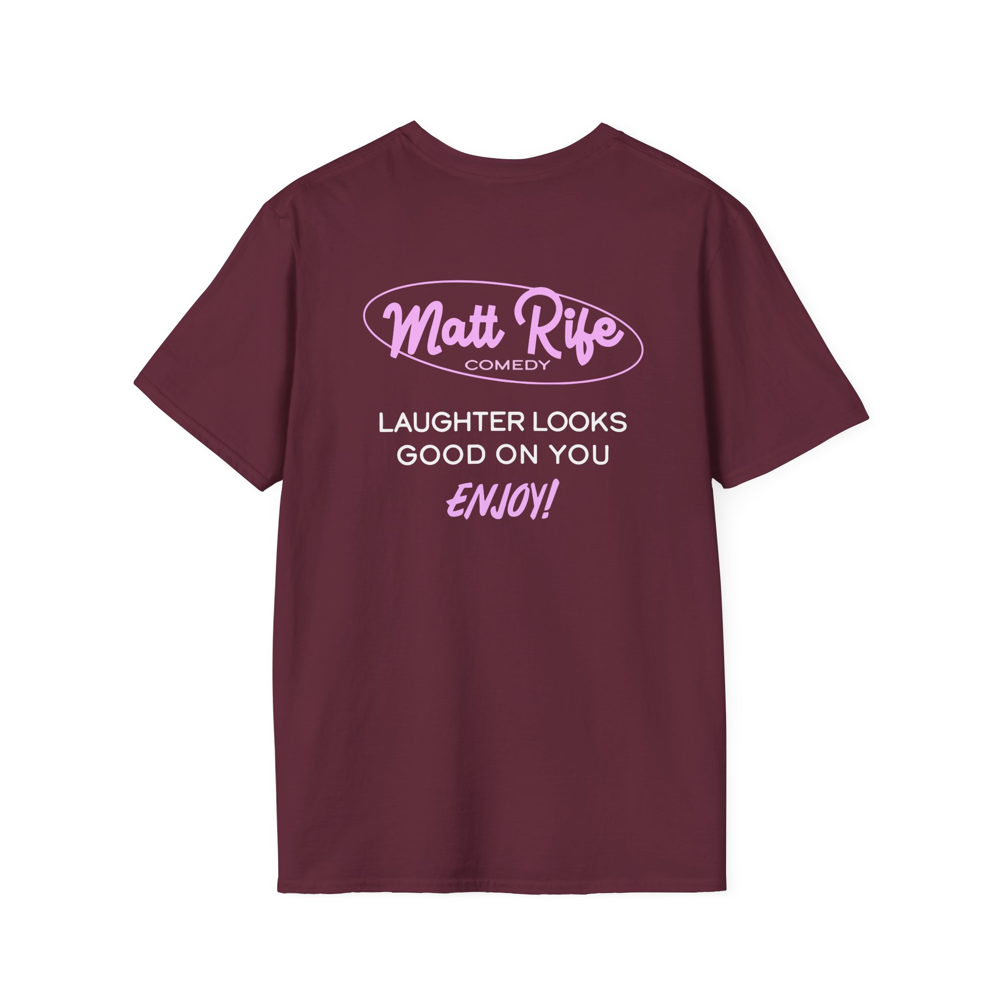 Matt Rife Laughter Looks Good on You Unisex Softstyle T-Shirt