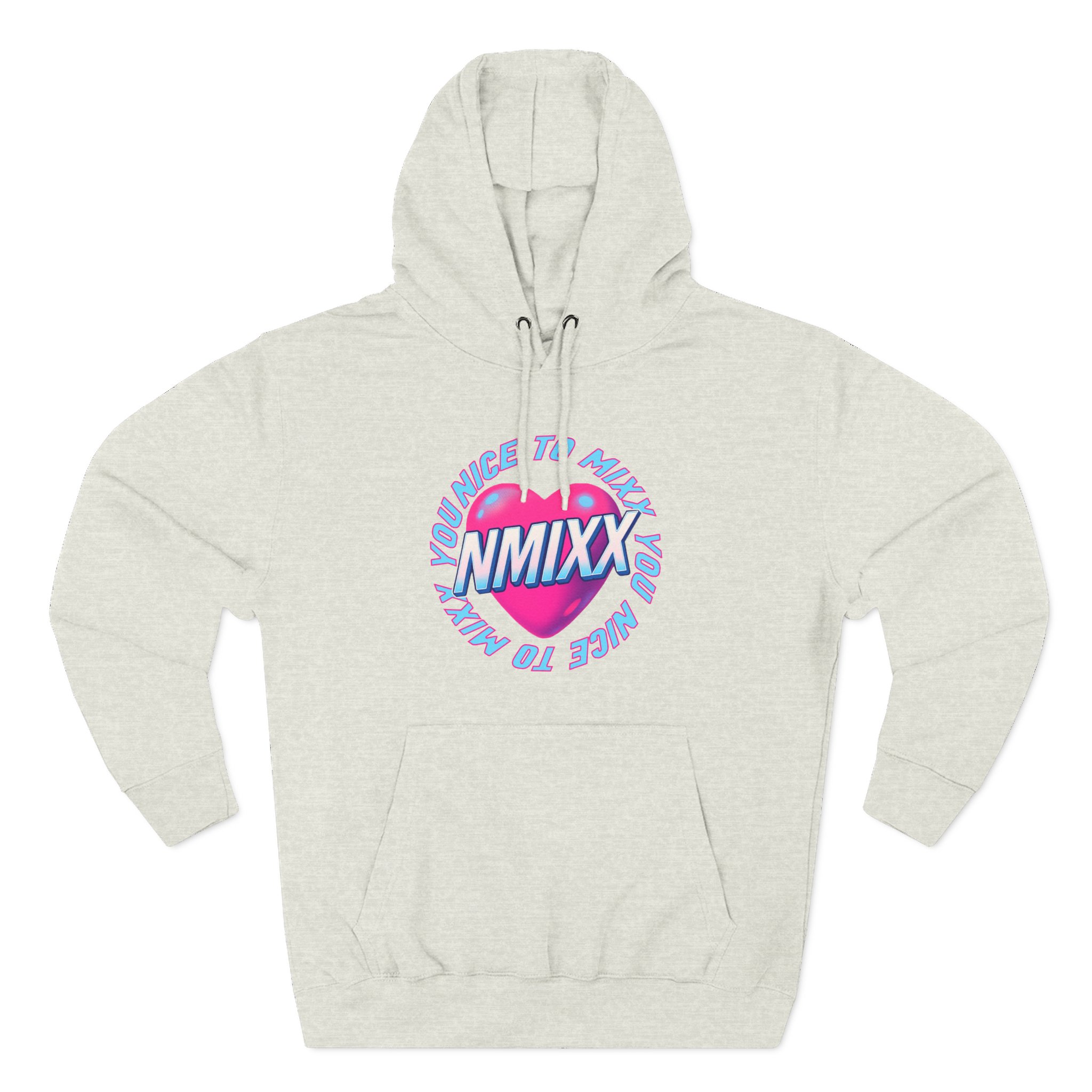 Nmixx Three-Panel Fleece Hoodie