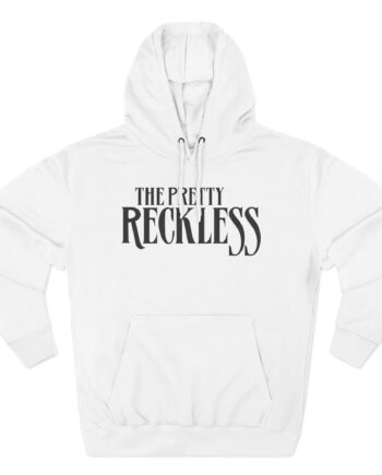 The Pretty Reckless Logo Three-Panel Fleece Hoodie
