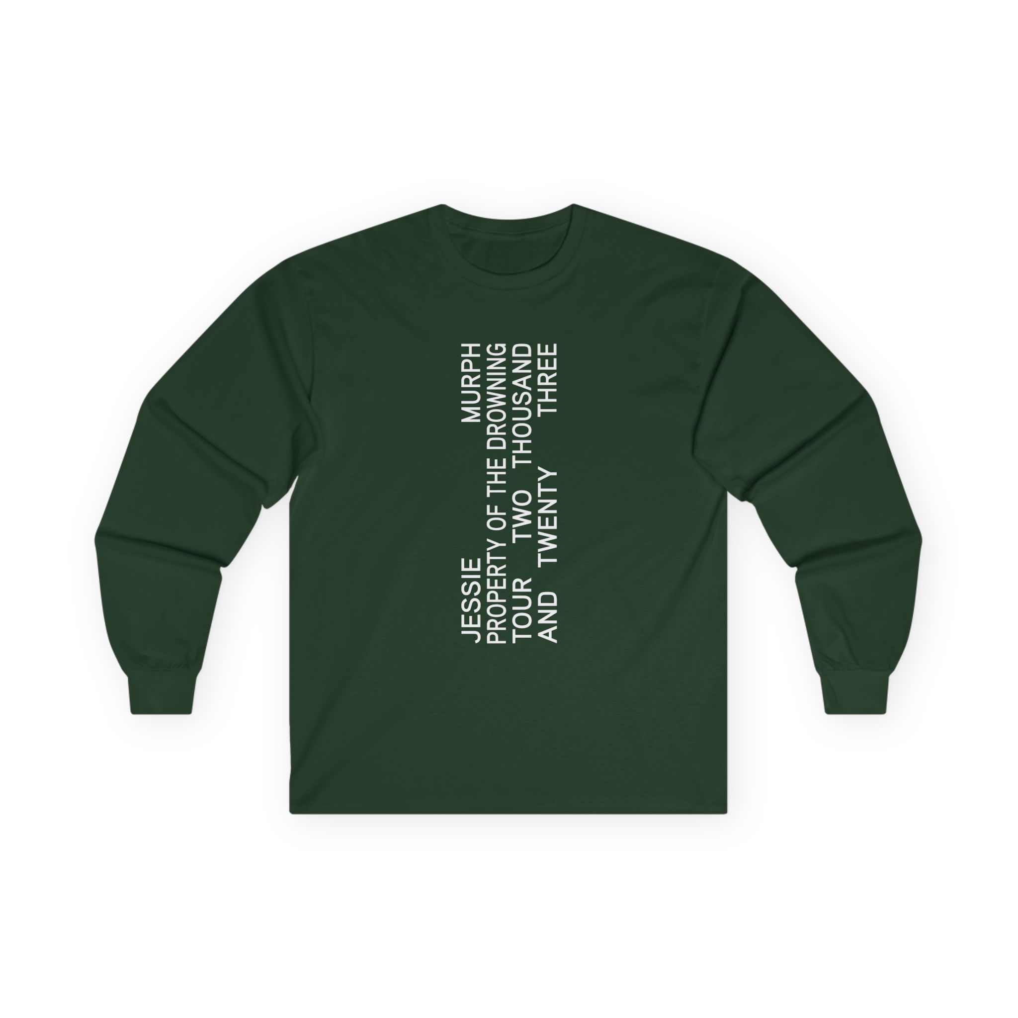 Jessie Murph Property of the Drowning Tour Unisex Ultra Cotton Long Sleeve Tee