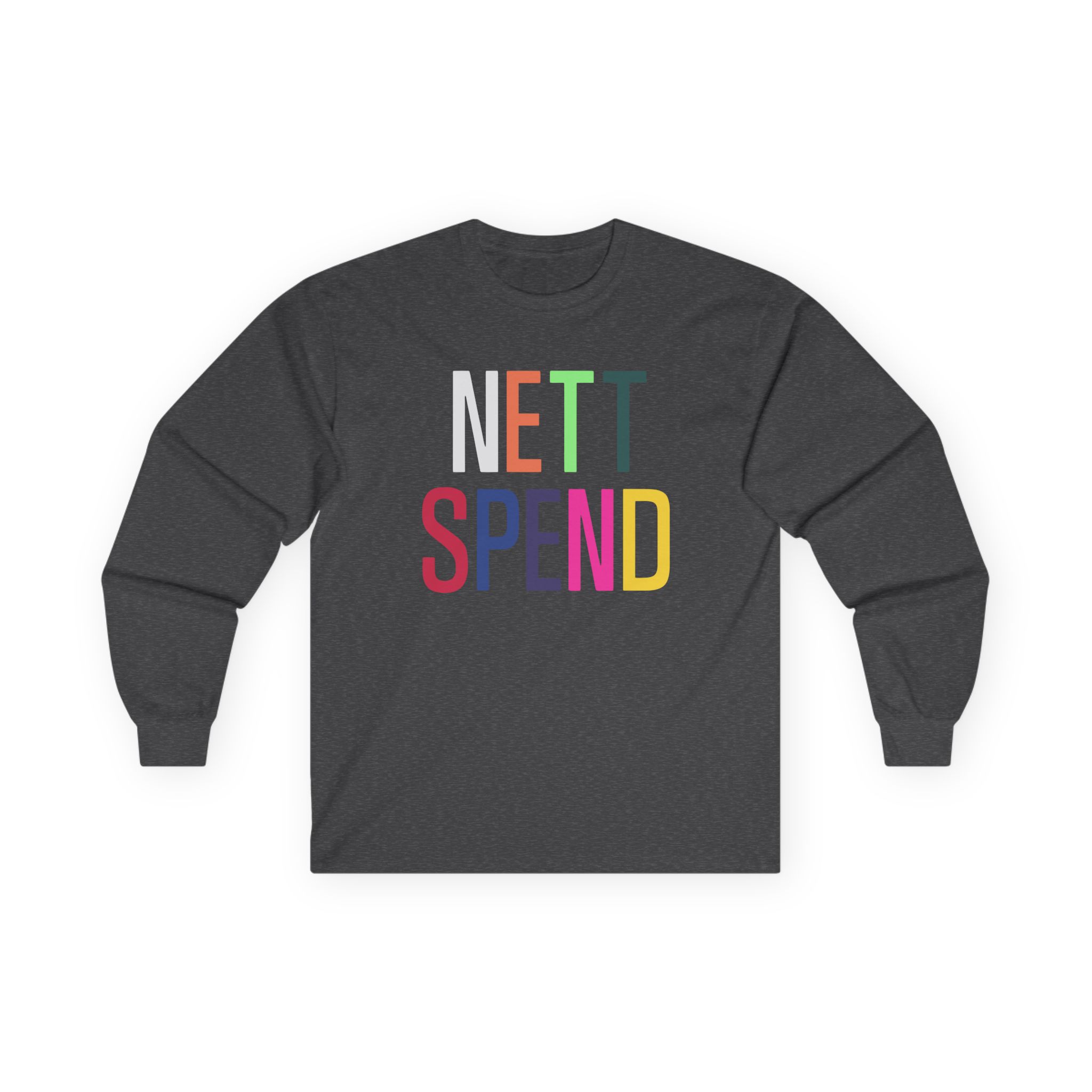 Nettspend Rainbow Unisex Ultra Cotton Long Sleeve Tee