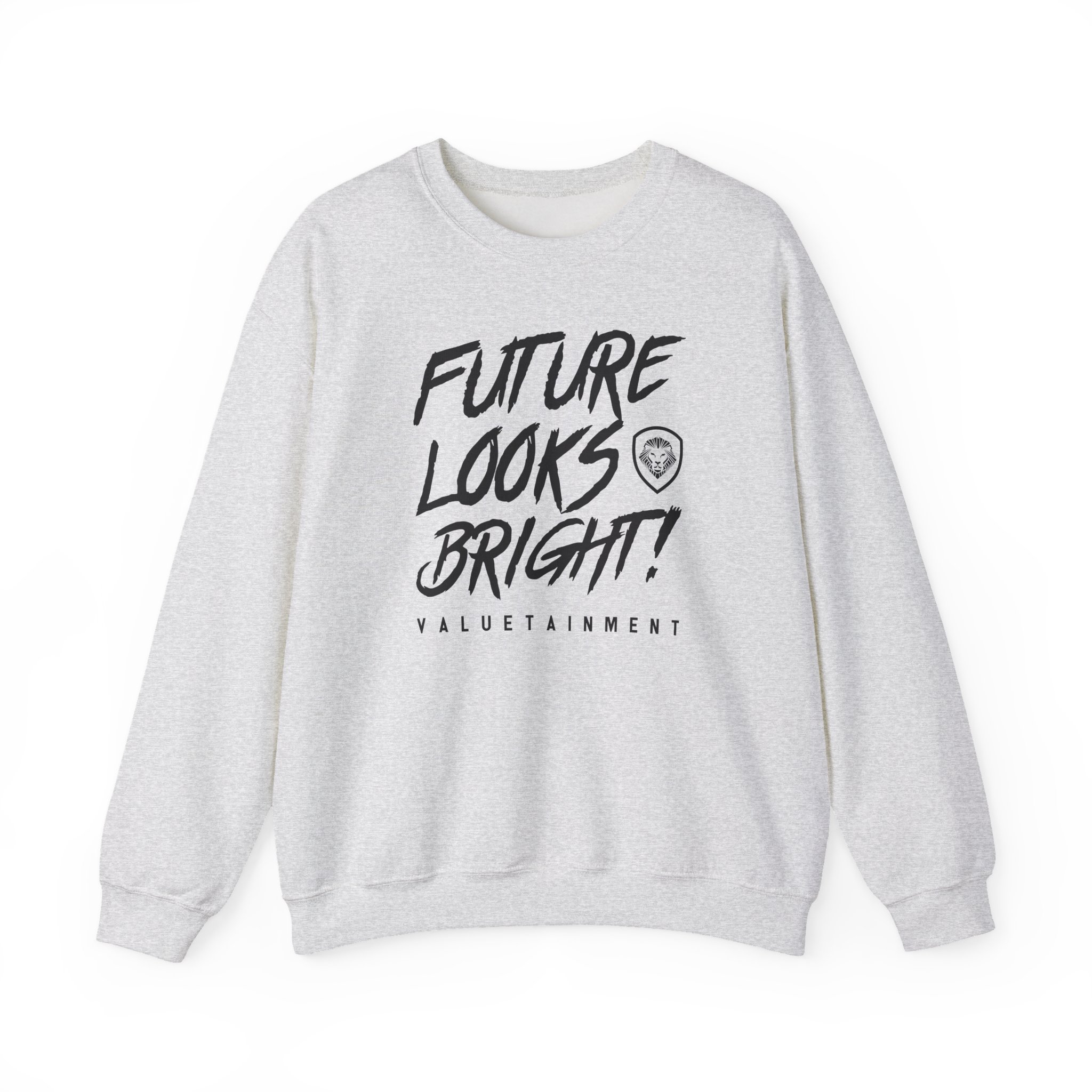 Valuetainment Future Looks Bright Unisex Heavy Blendâ„¢ Crewneck Sweatshirt