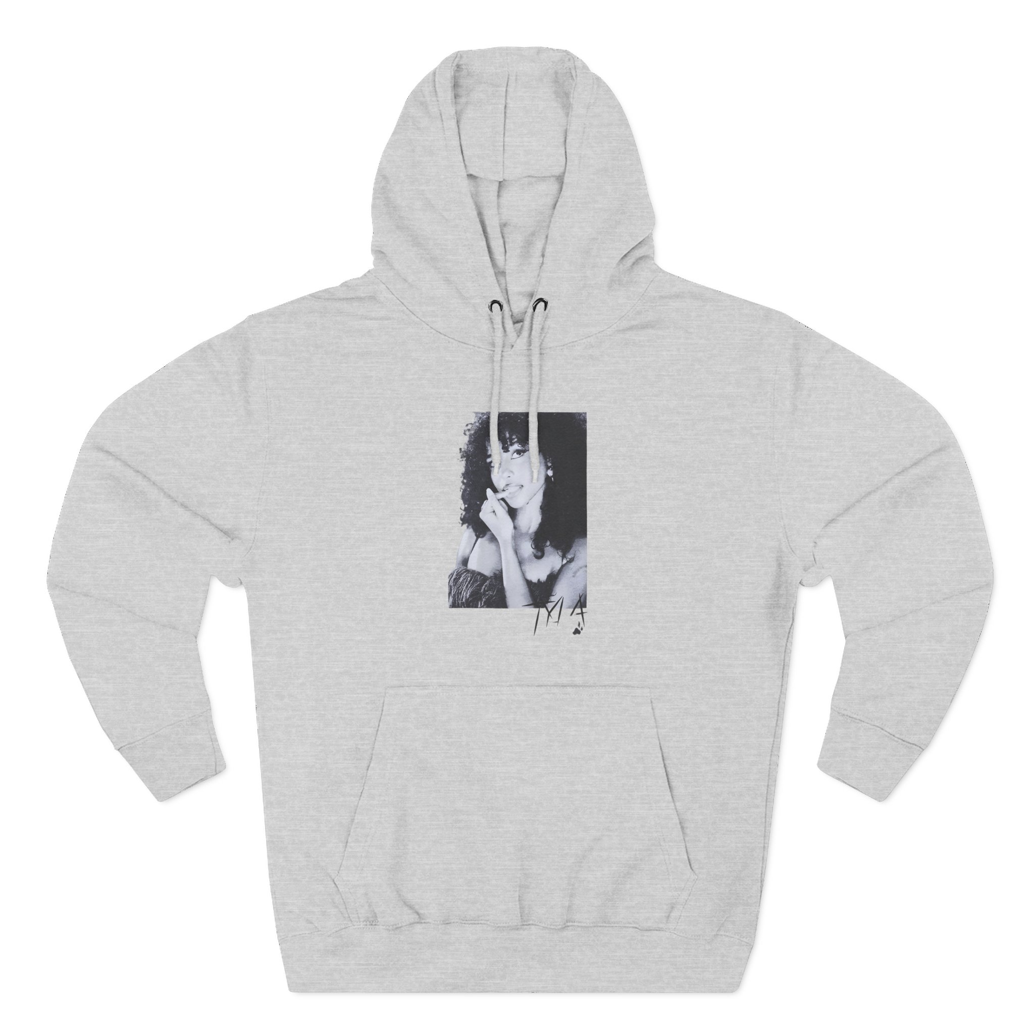 Tyla Portrait & Paw Three-Panel Fleece Hoodie