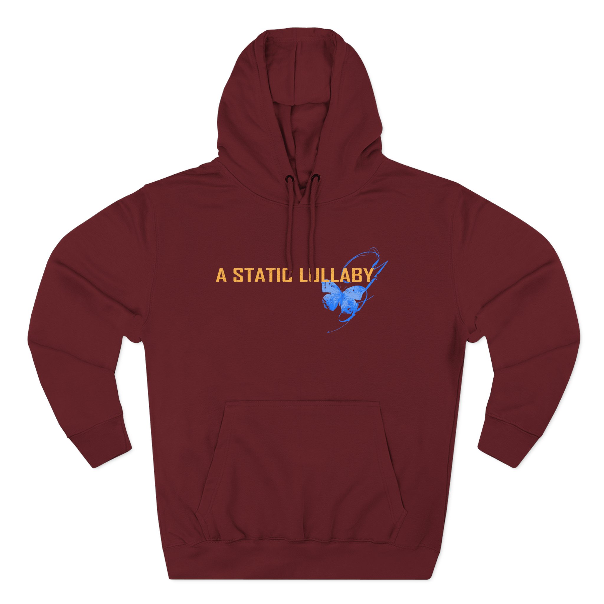 A Static Lullaby Butterfly Three-Panel Fleece Hoodie