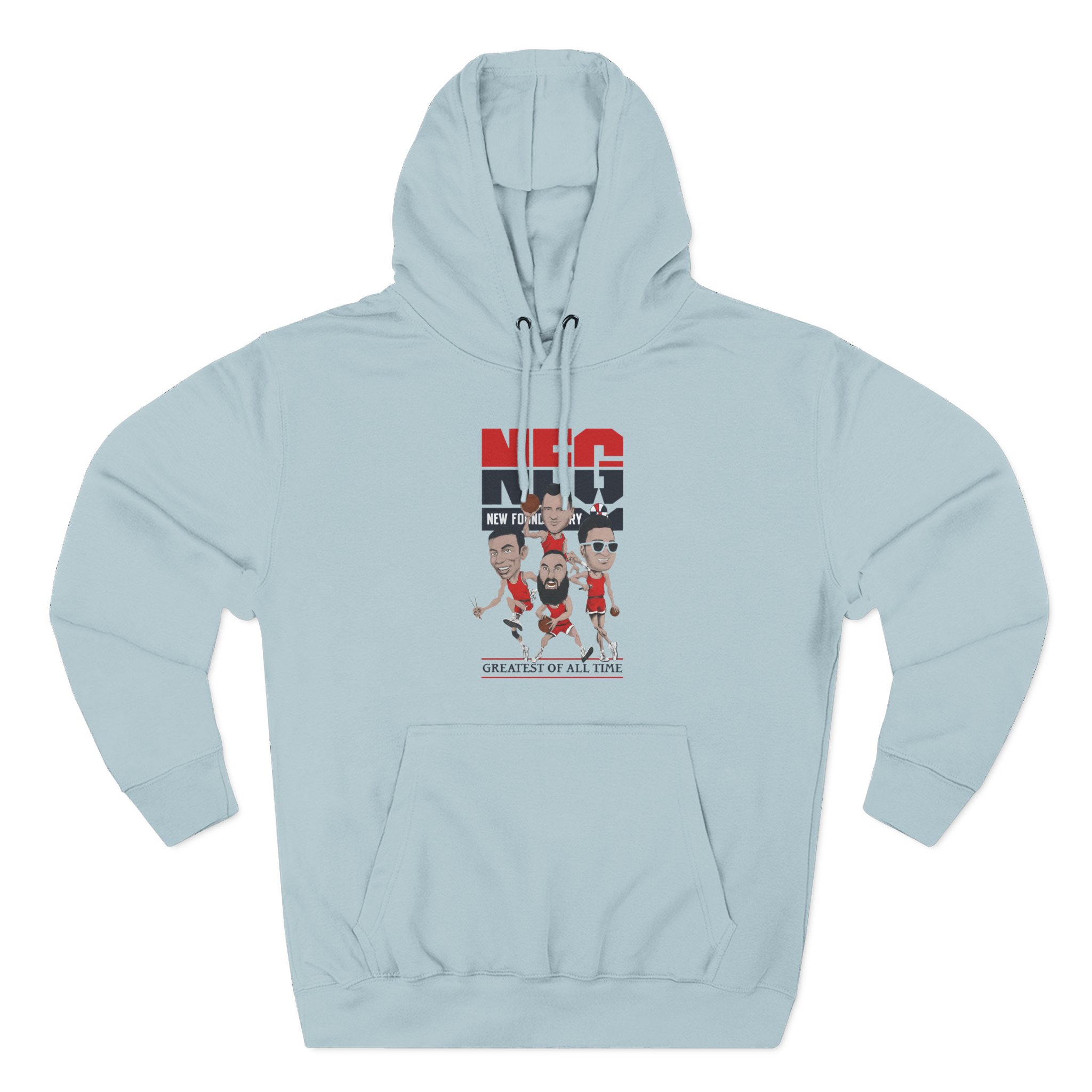 New Found Glory Basketball Three-Panel Fleece Hoodie