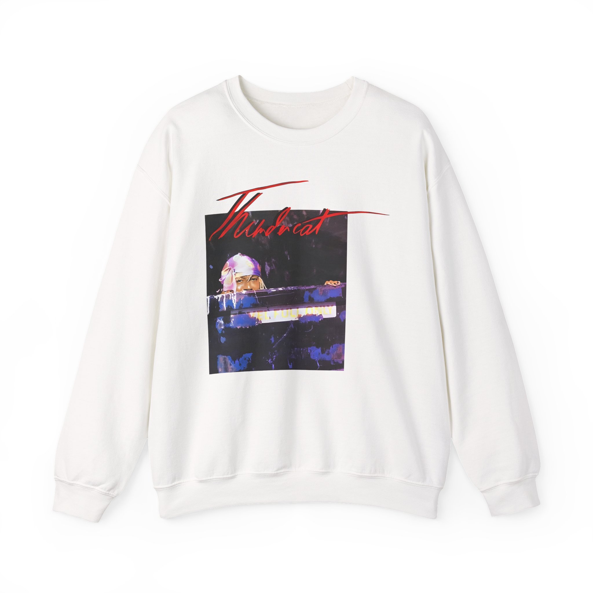 Thundercat Durag Dumpster Fire Unisex Heavy Blendâ„¢ Crewneck Sweatshirt