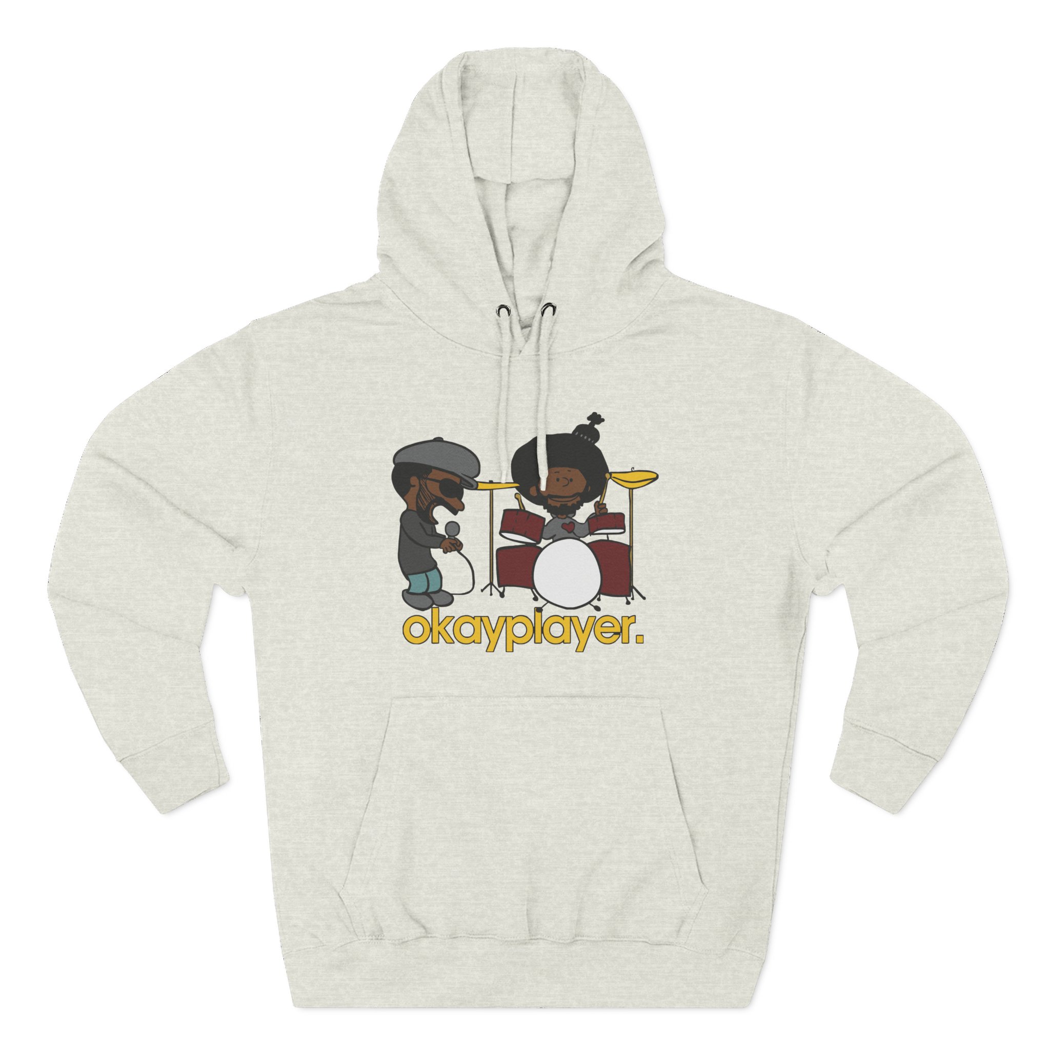 The Roots Black Thought & Questlove Okayplayer Three-Panel Fleece Hoodie