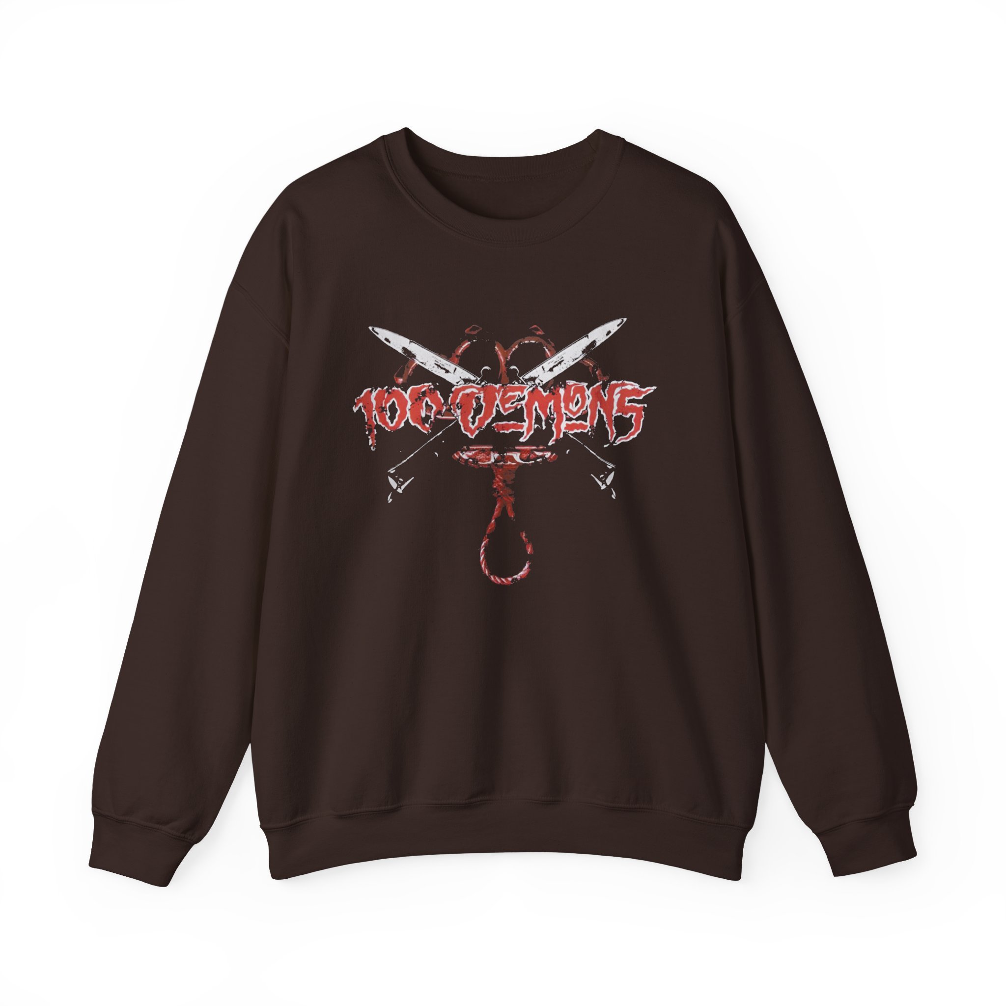 100 Demons Unisex Heavy Blendâ„¢ Crewneck Sweatshirt