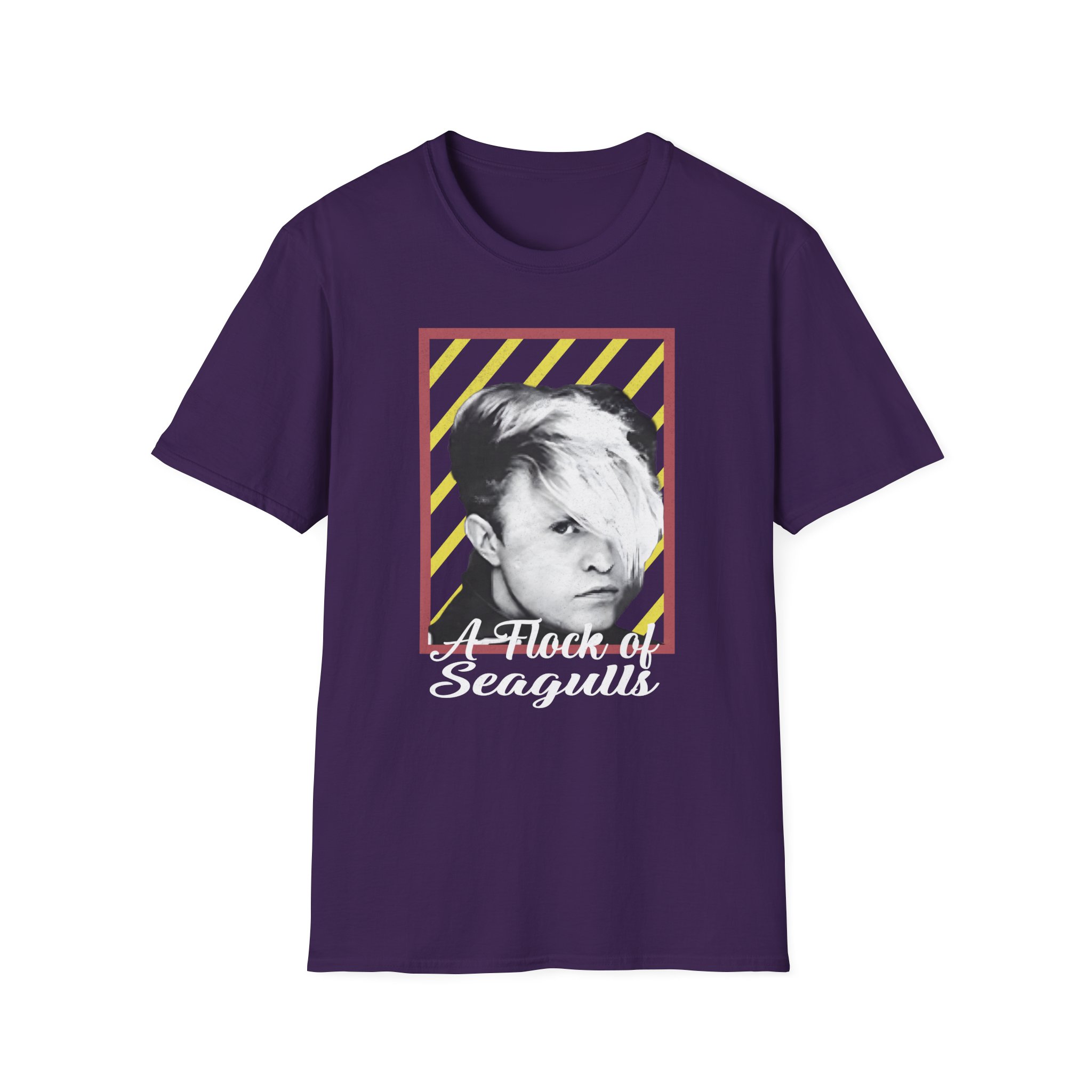 A Flock of Seagulls Neon Unisex Softstyle T-Shirt