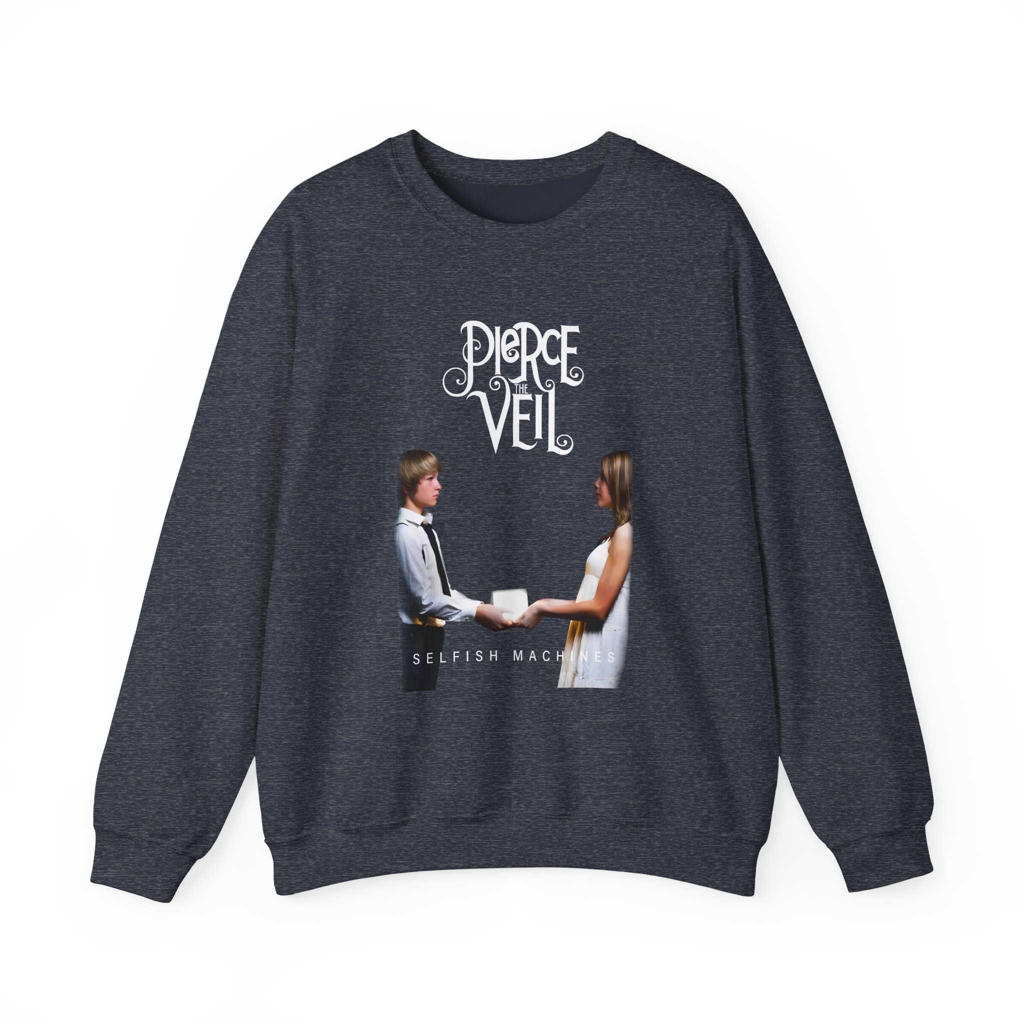 Pierce the Veil Selfish Machines Unisex Heavy Blendâ„¢ Crewneck Sweatshirt