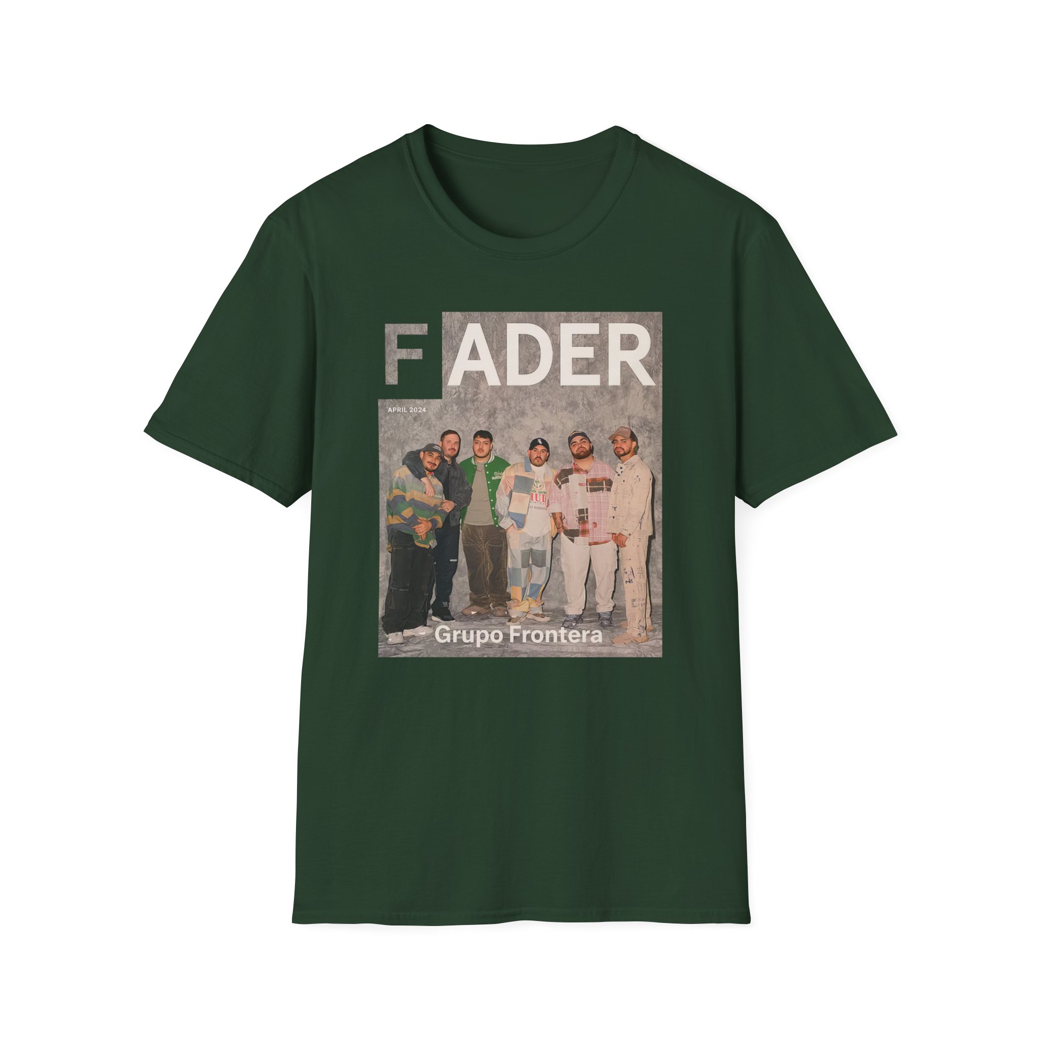 Grupo Frontera the Fader Cover Unisex Softstyle T-Shirt