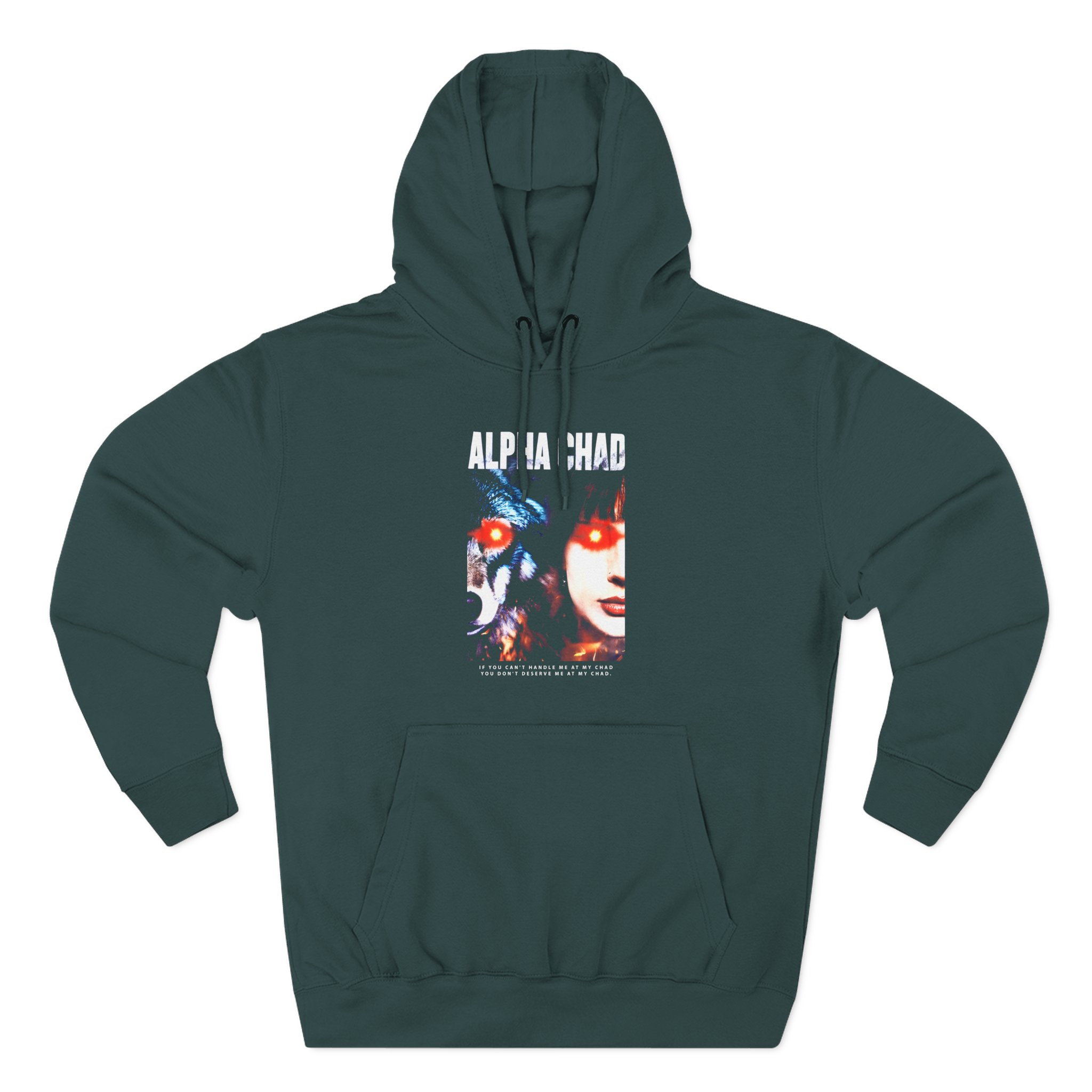 Chad Chad Alpha Chad Three-Panel Fleece Hoodie