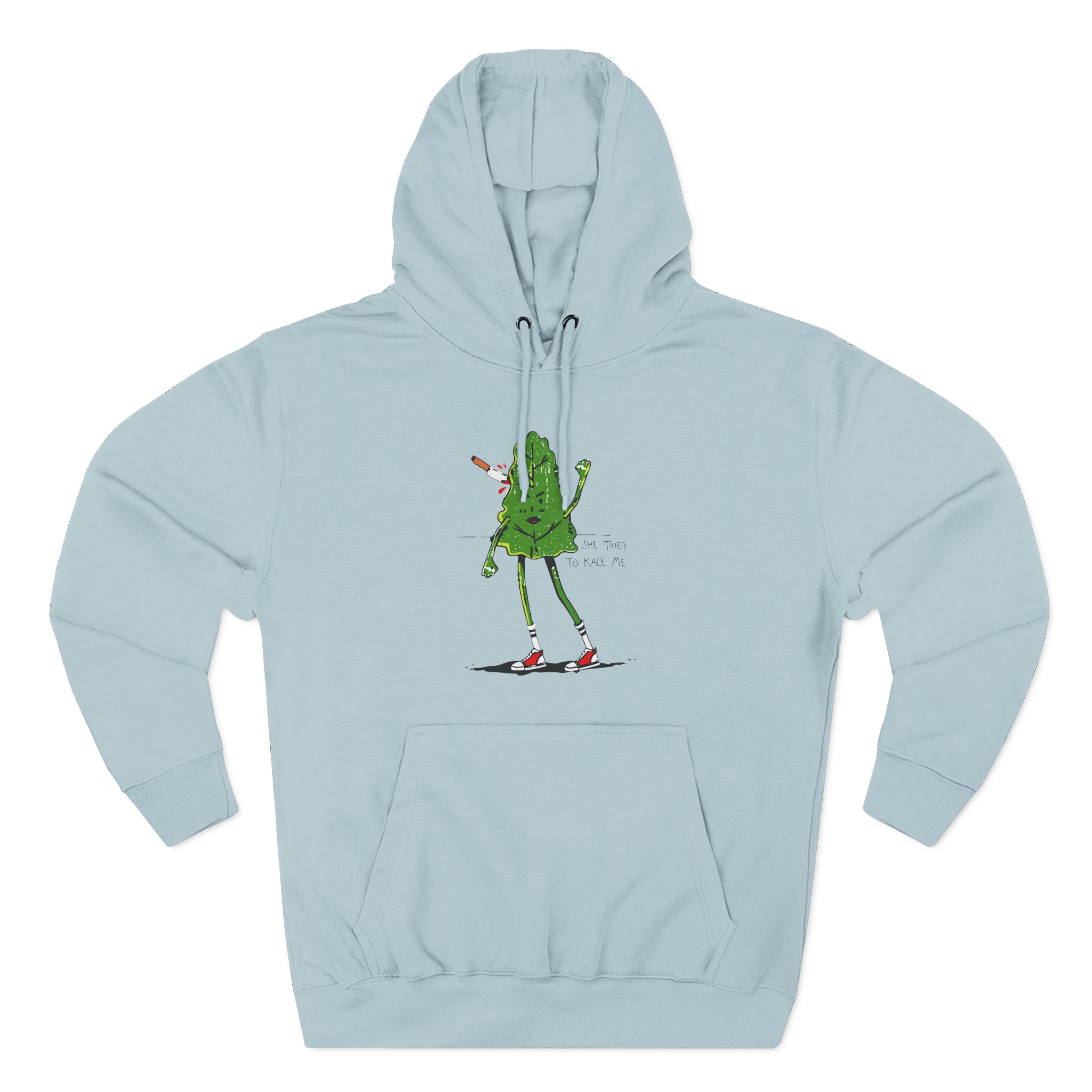 Chad Chad She Tired Kale Me Three-Panel Fleece Hoodie