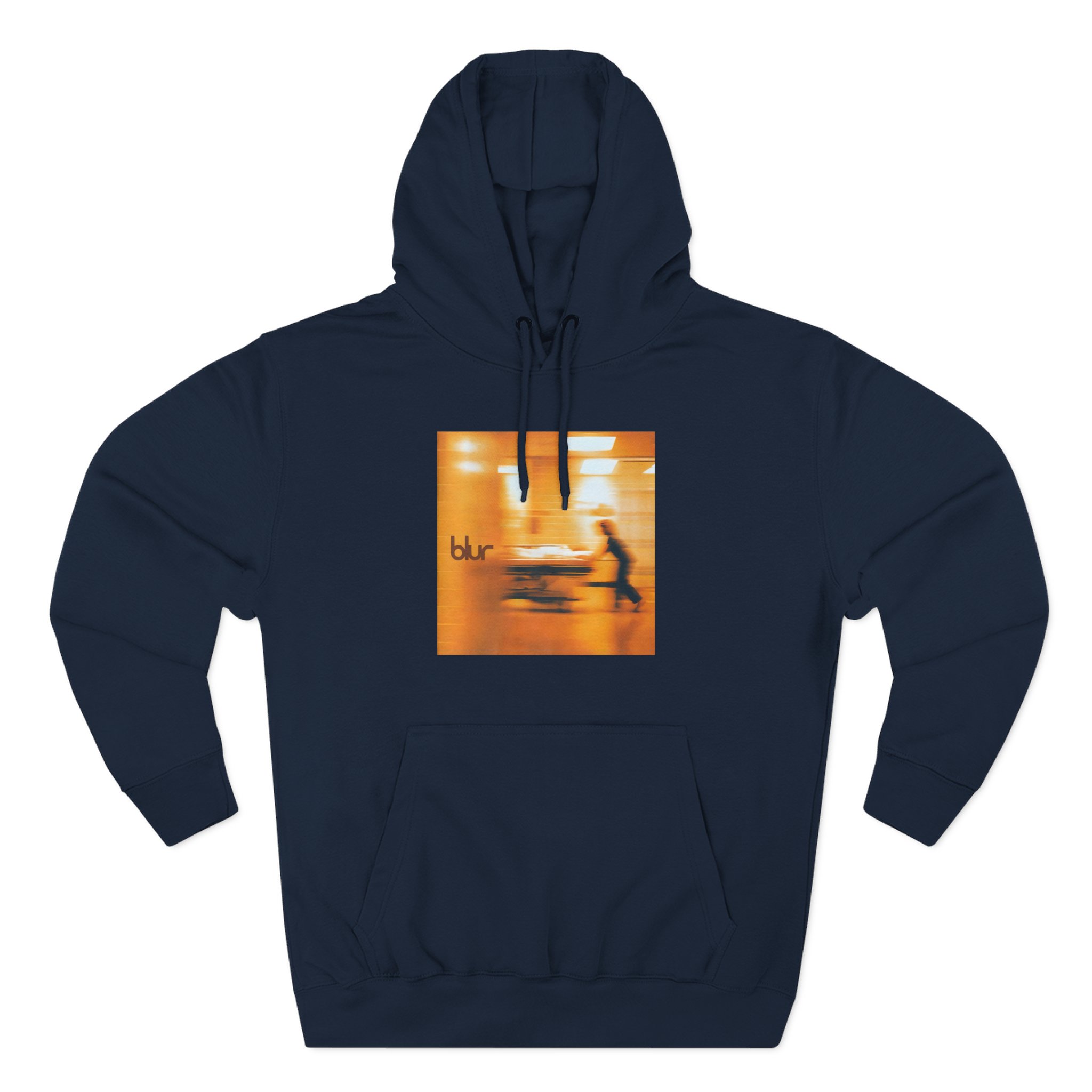 Blur Three-Panel Fleece Hoodie