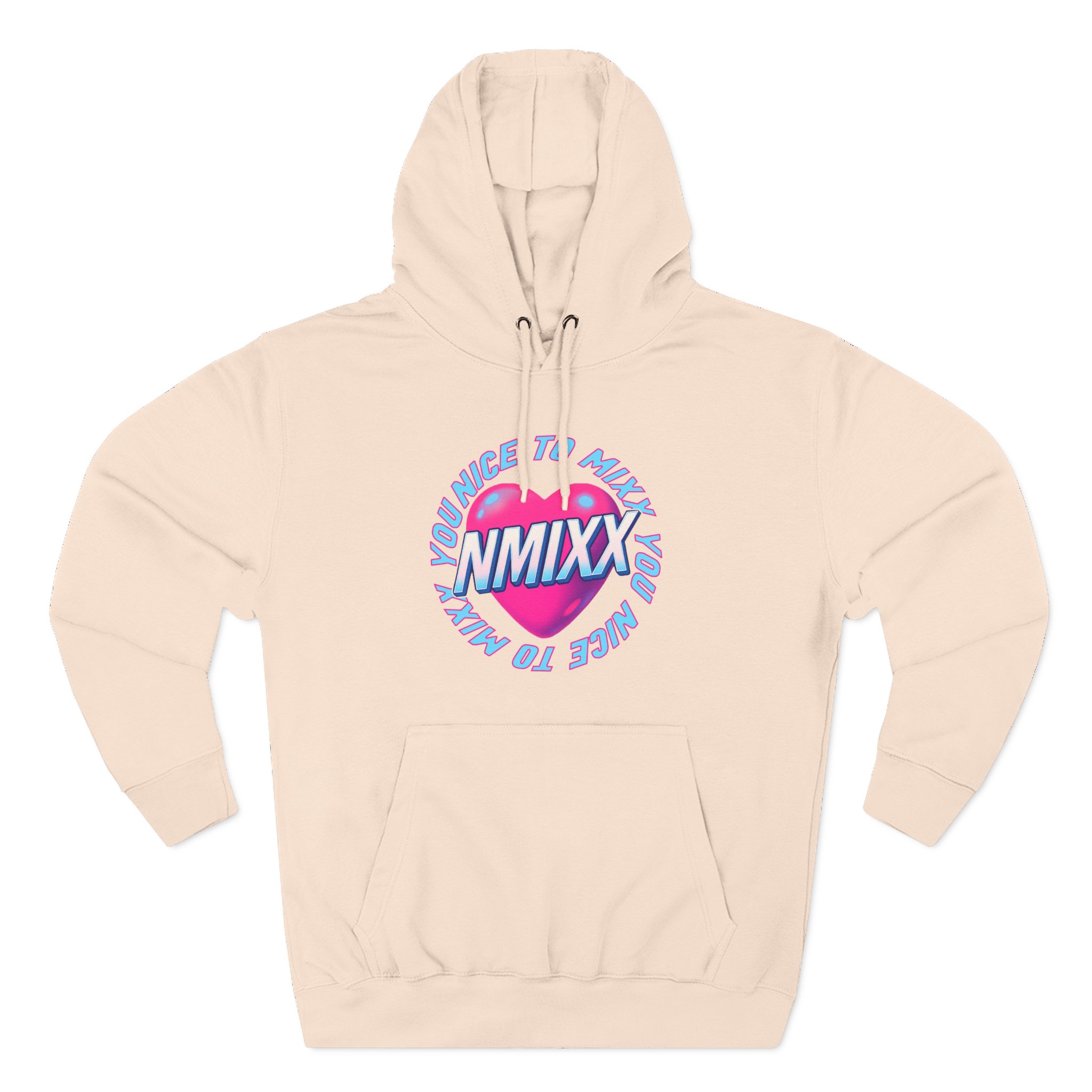 Nmixx Three-Panel Fleece Hoodie