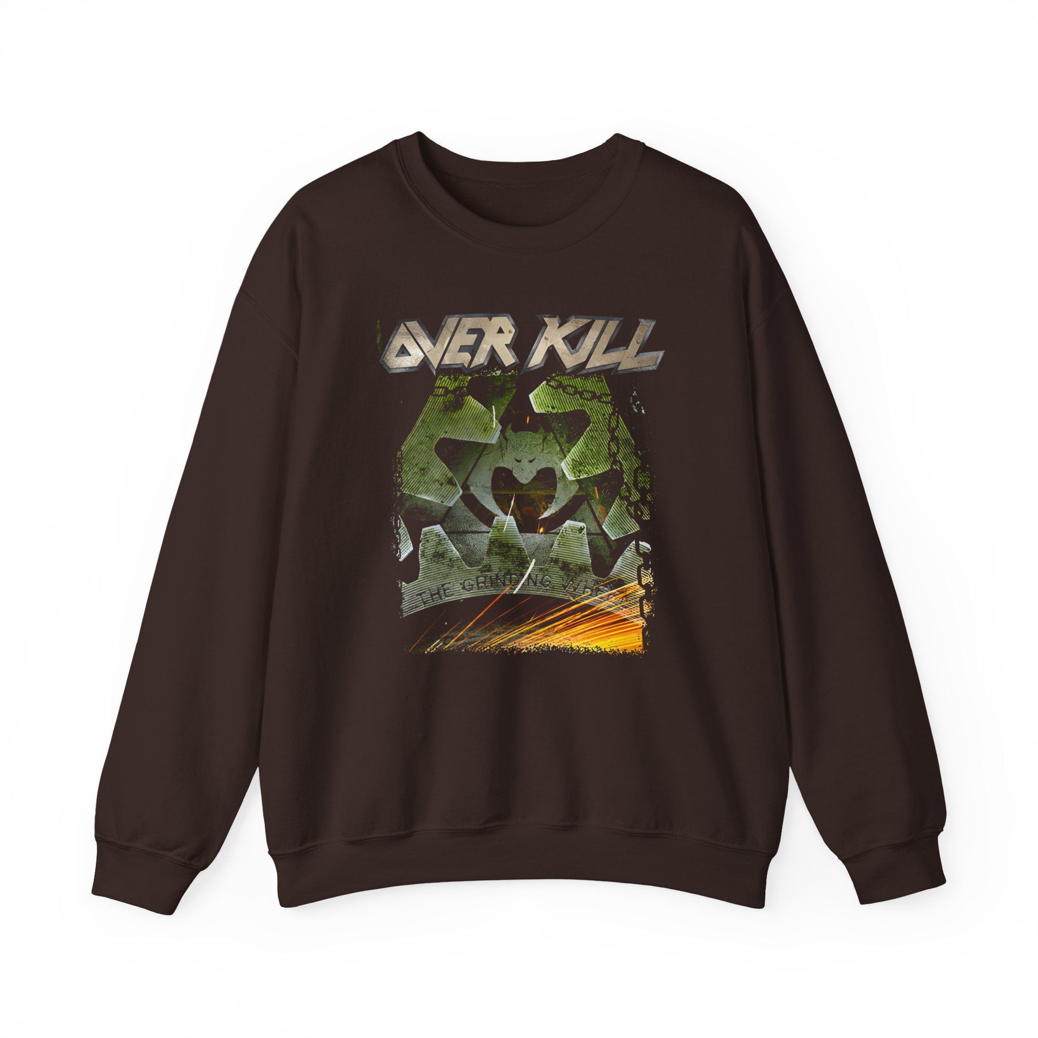 Overkill Mean Green Killing Machine Unisex Heavy Blendâ„¢ Crewneck Sweatshirt