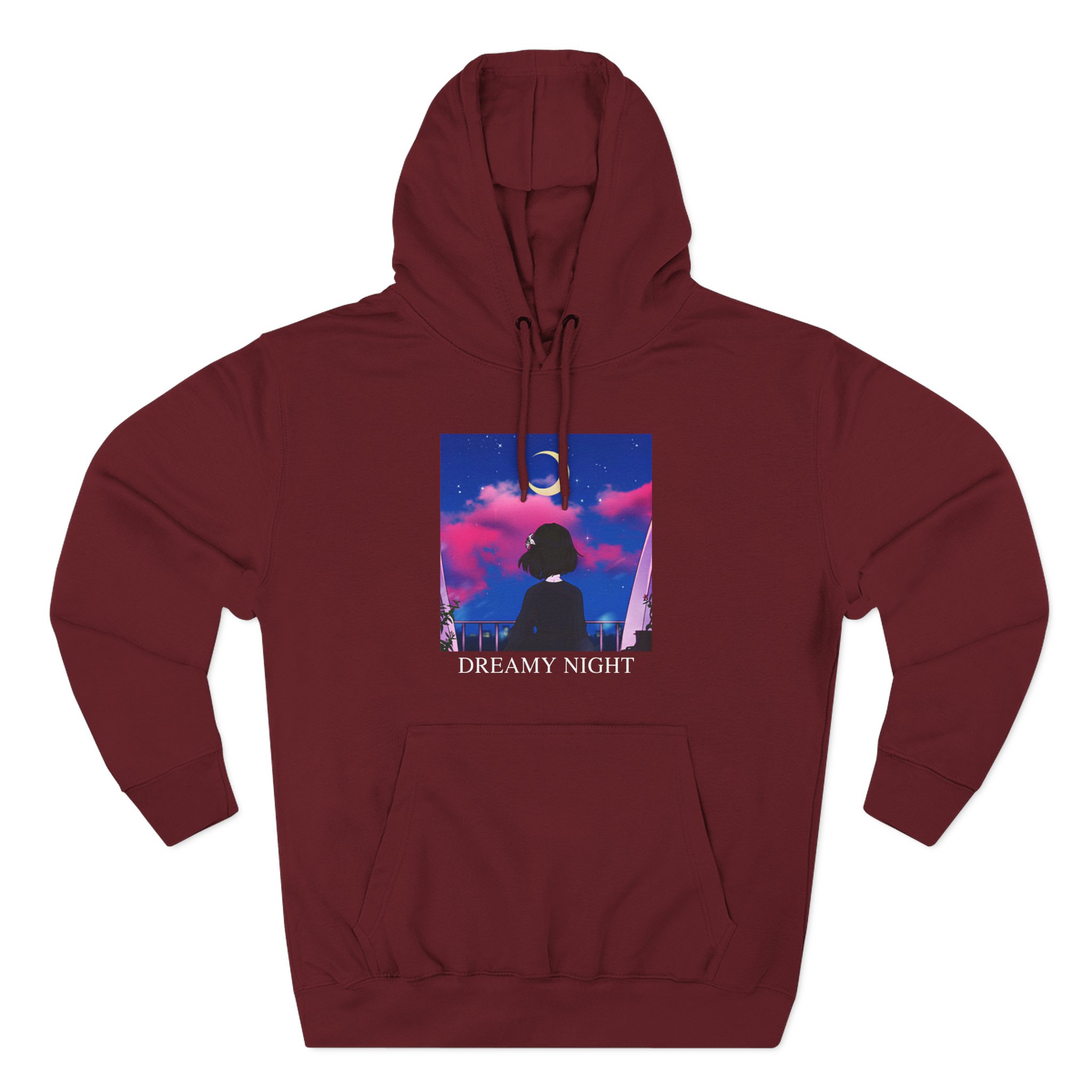 Lilypichu Dreamy Night Three-Panel Fleece Hoodie