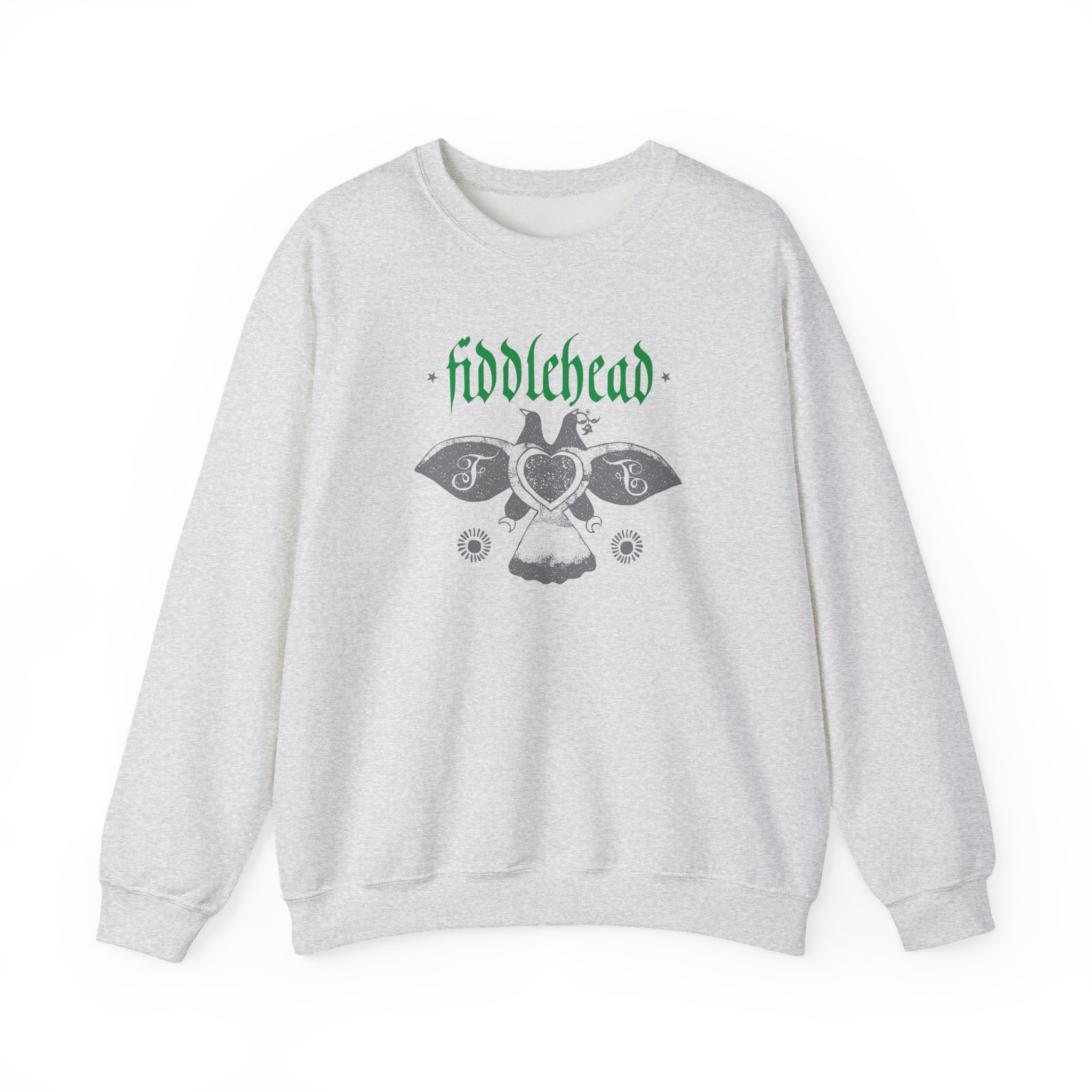 Fiddlehead Dove Unisex Heavy Blendâ„¢ Crewneck Sweatshirt