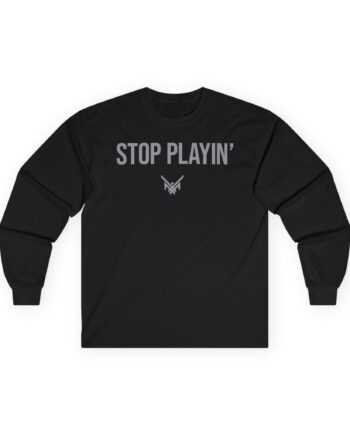 Maxx Crosby Stop Playin Unisex Ultra Cotton Long Sleeve Tee