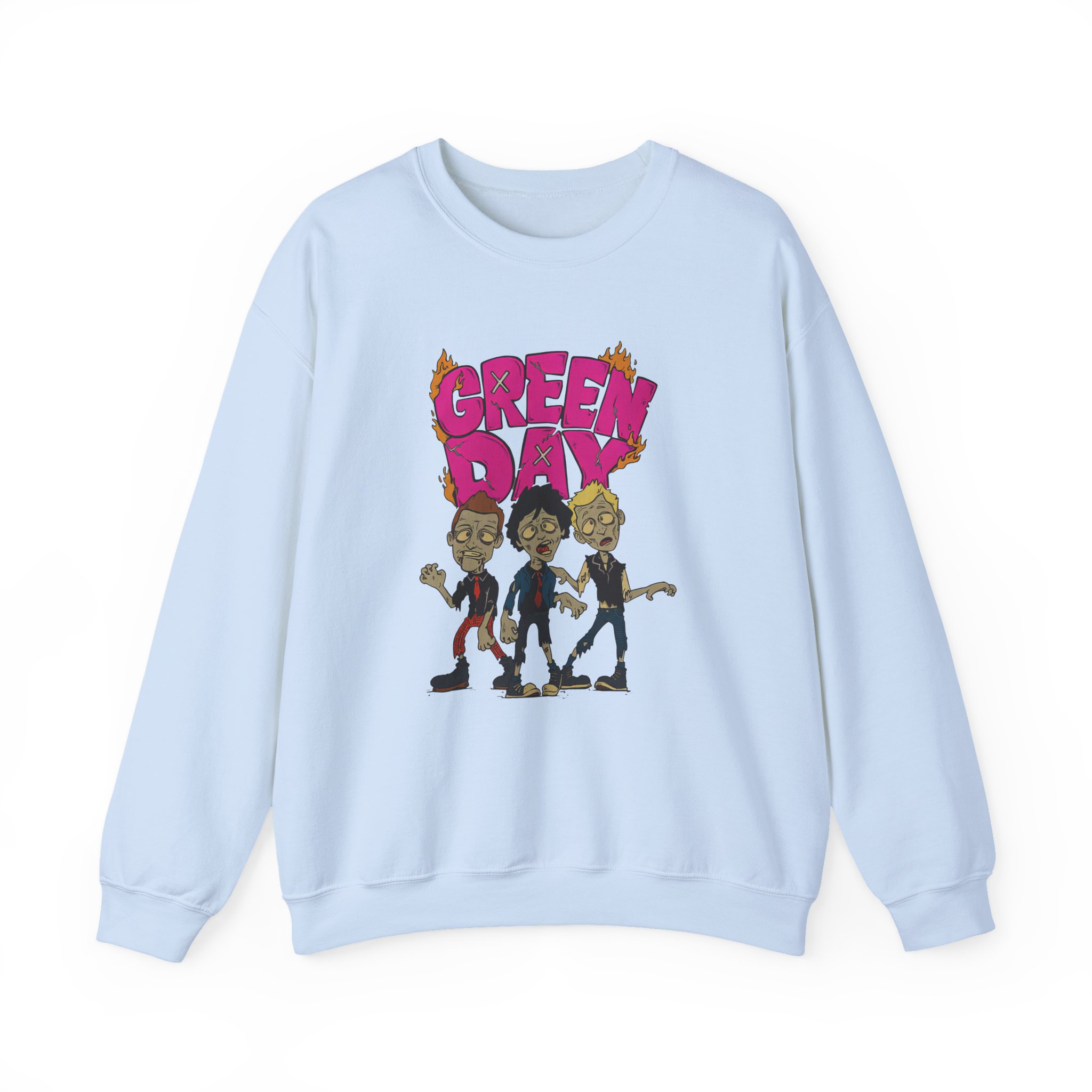 Green Day Walking Green Day Zombie Unisex Heavy Blendâ„¢ Crewneck Sweatshirt