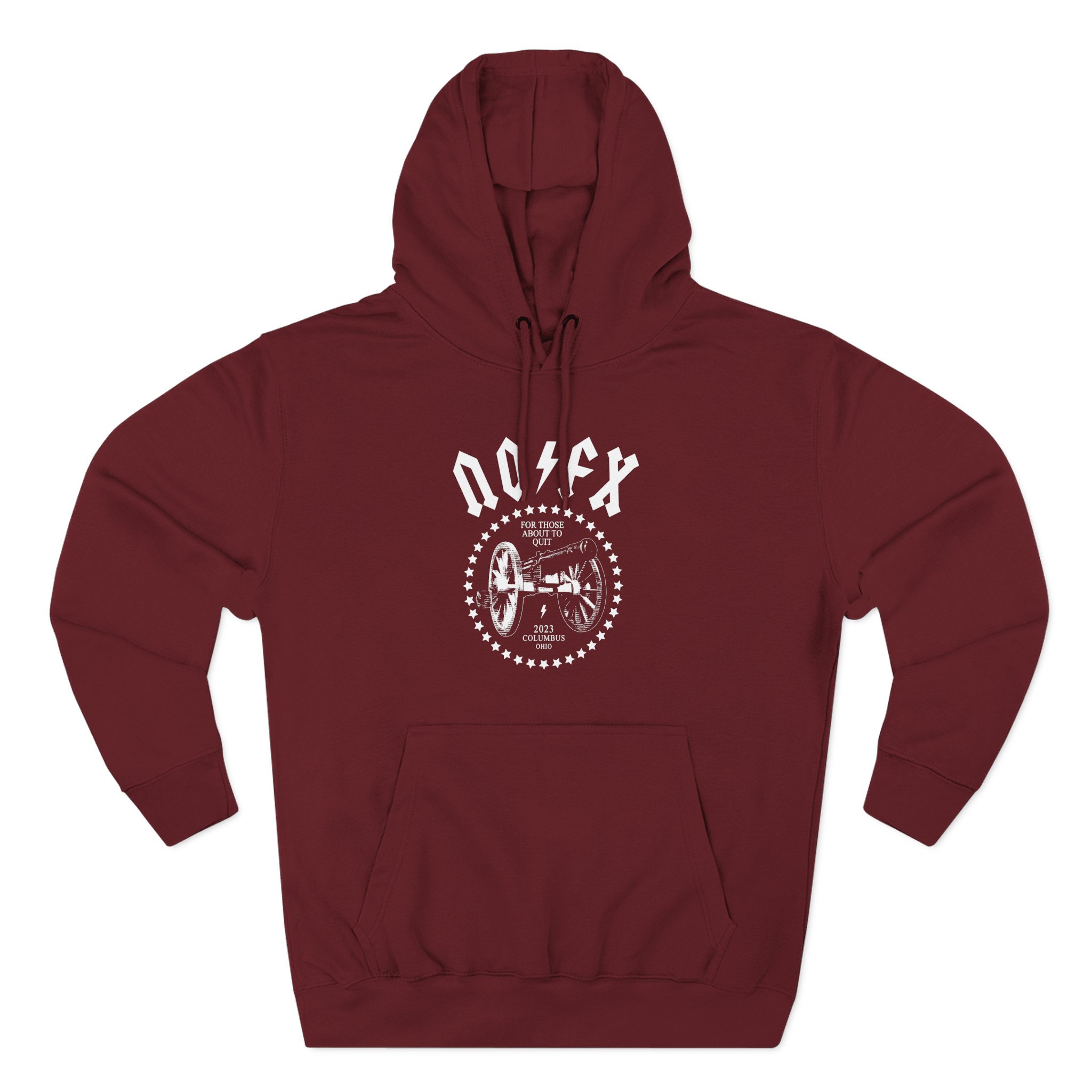 Nofx for Those About to Quit Three-Panel Fleece Hoodie