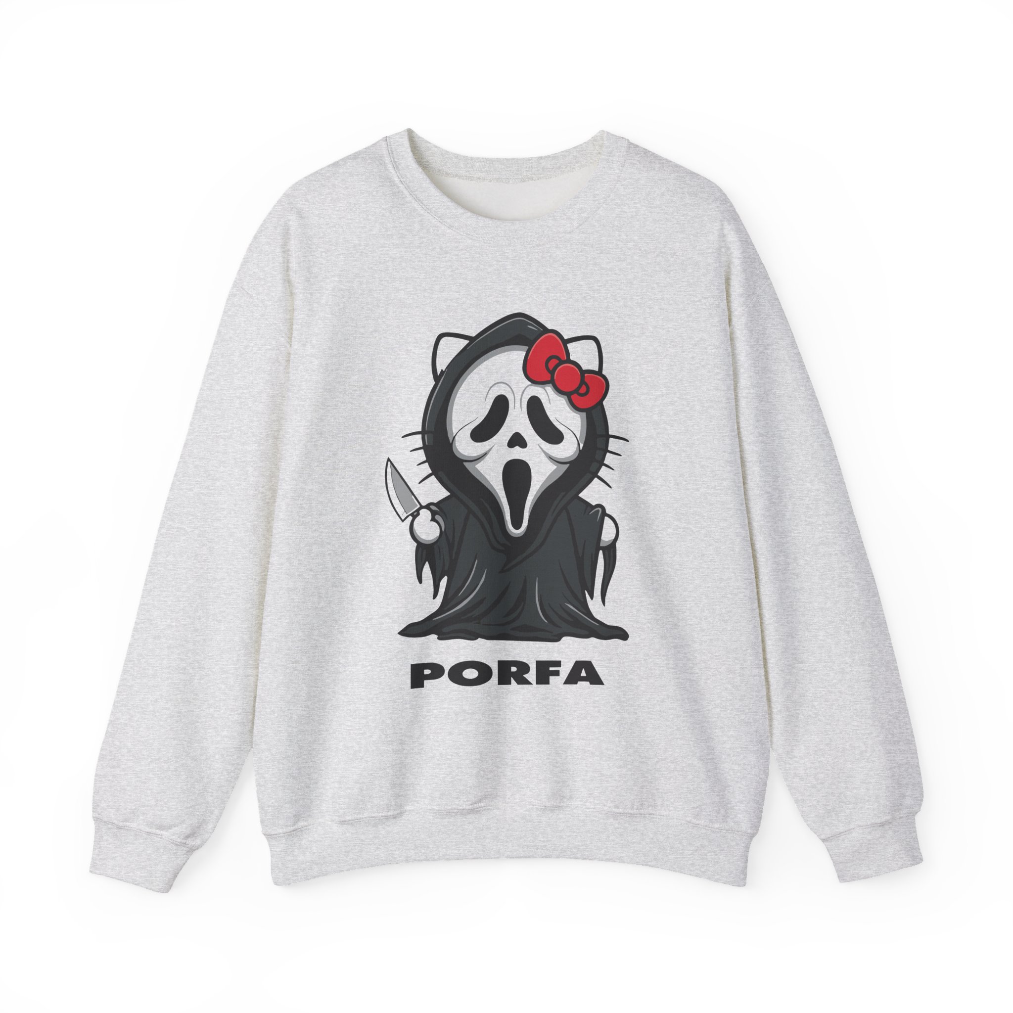 Porfa Scream Halloween Unisex Heavy Blendâ„¢ Crewneck Sweatshirt
