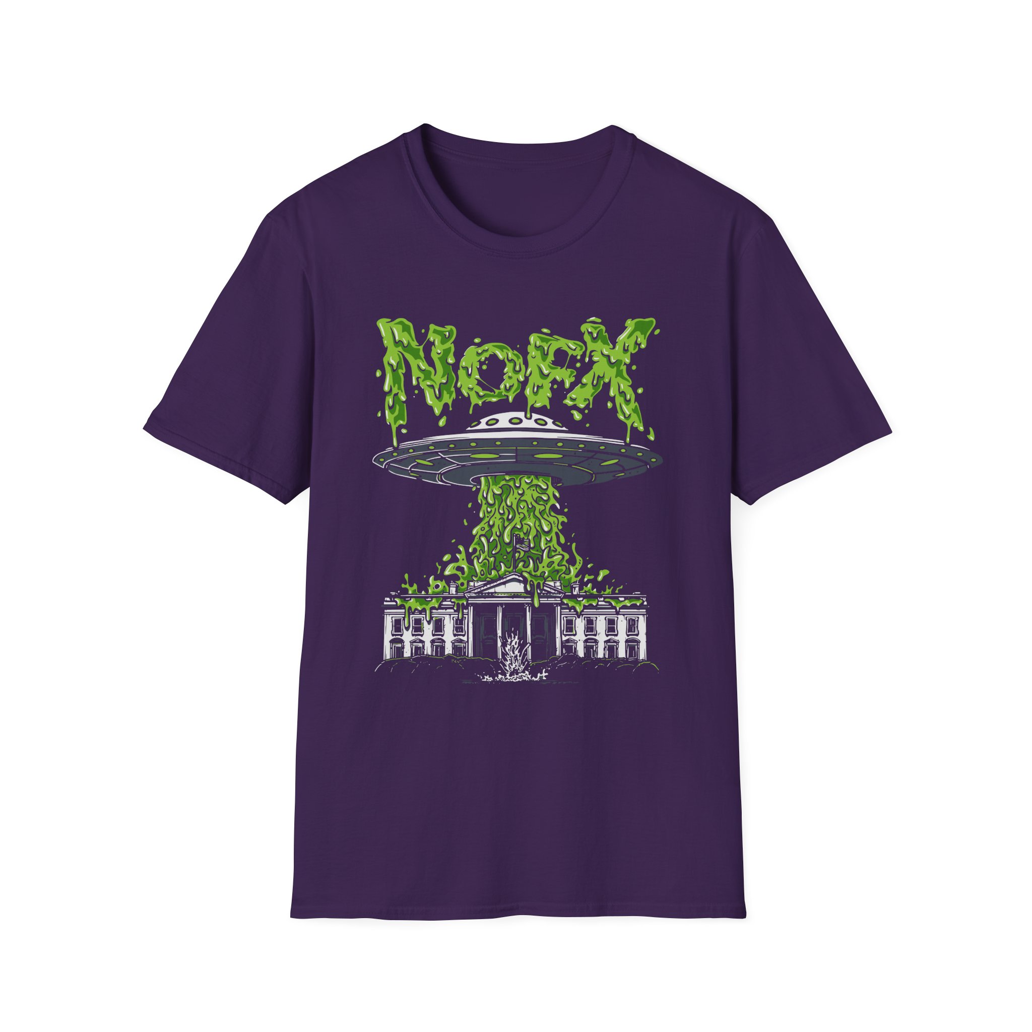 Nofx Ufo Unisex Softstyle T-Shirt