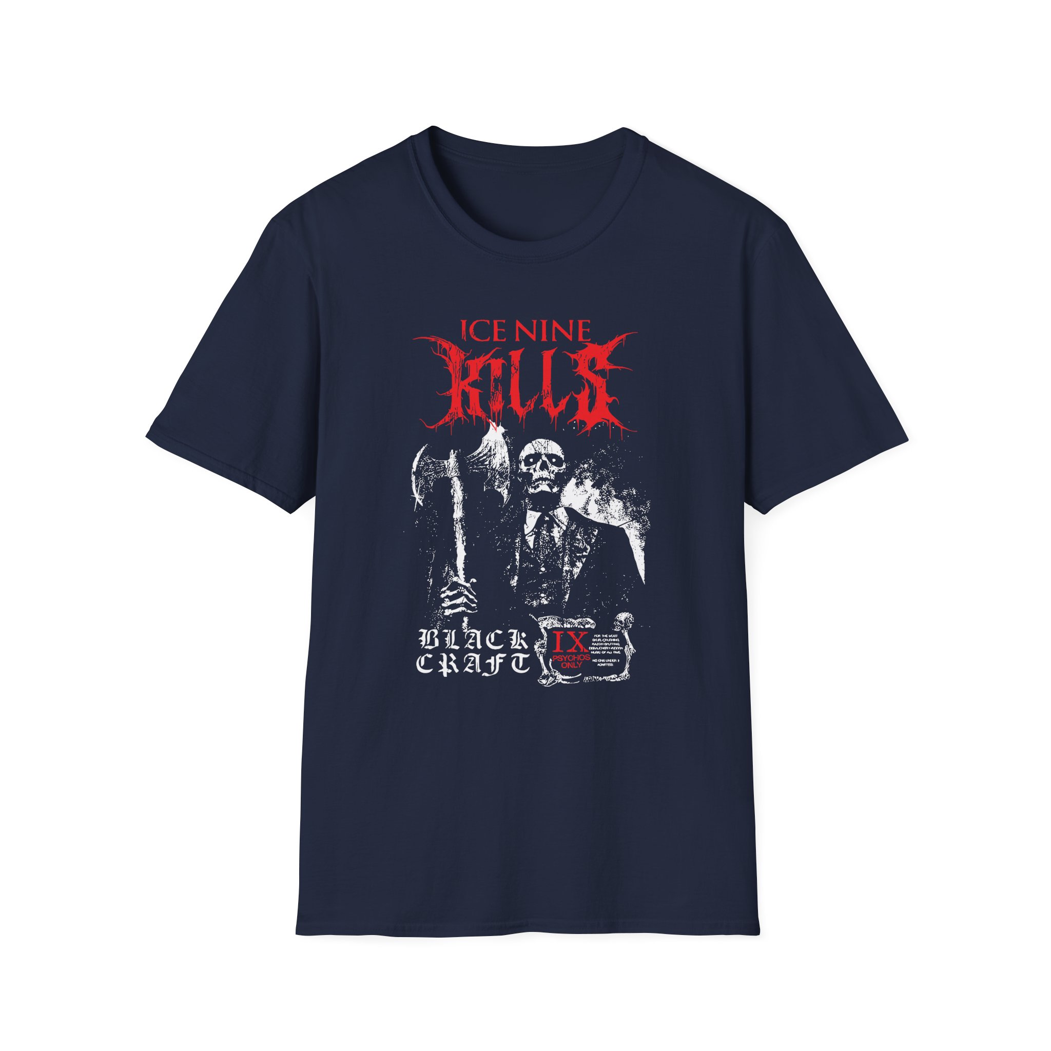 Ice Nine Kills Ink Skeleton Corpses Unisex Softstyle T-Shirt