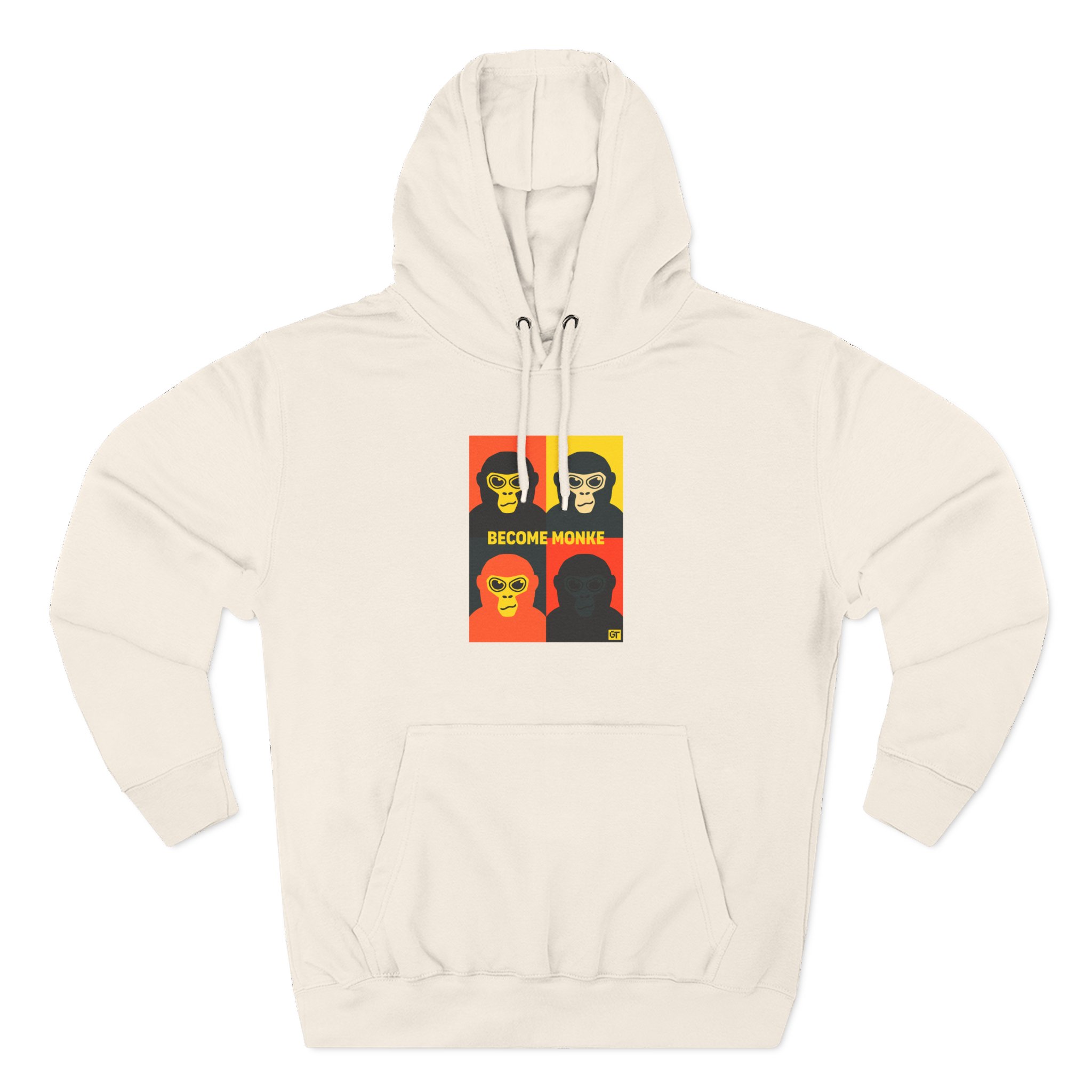 Gorilla Tag Become Monke Three-Panel Fleece Hoodie