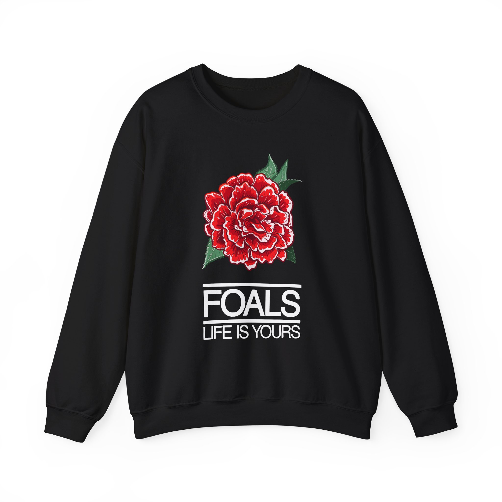Foals Red Rose Unisex Heavy Blendâ„¢ Crewneck Sweatshirt