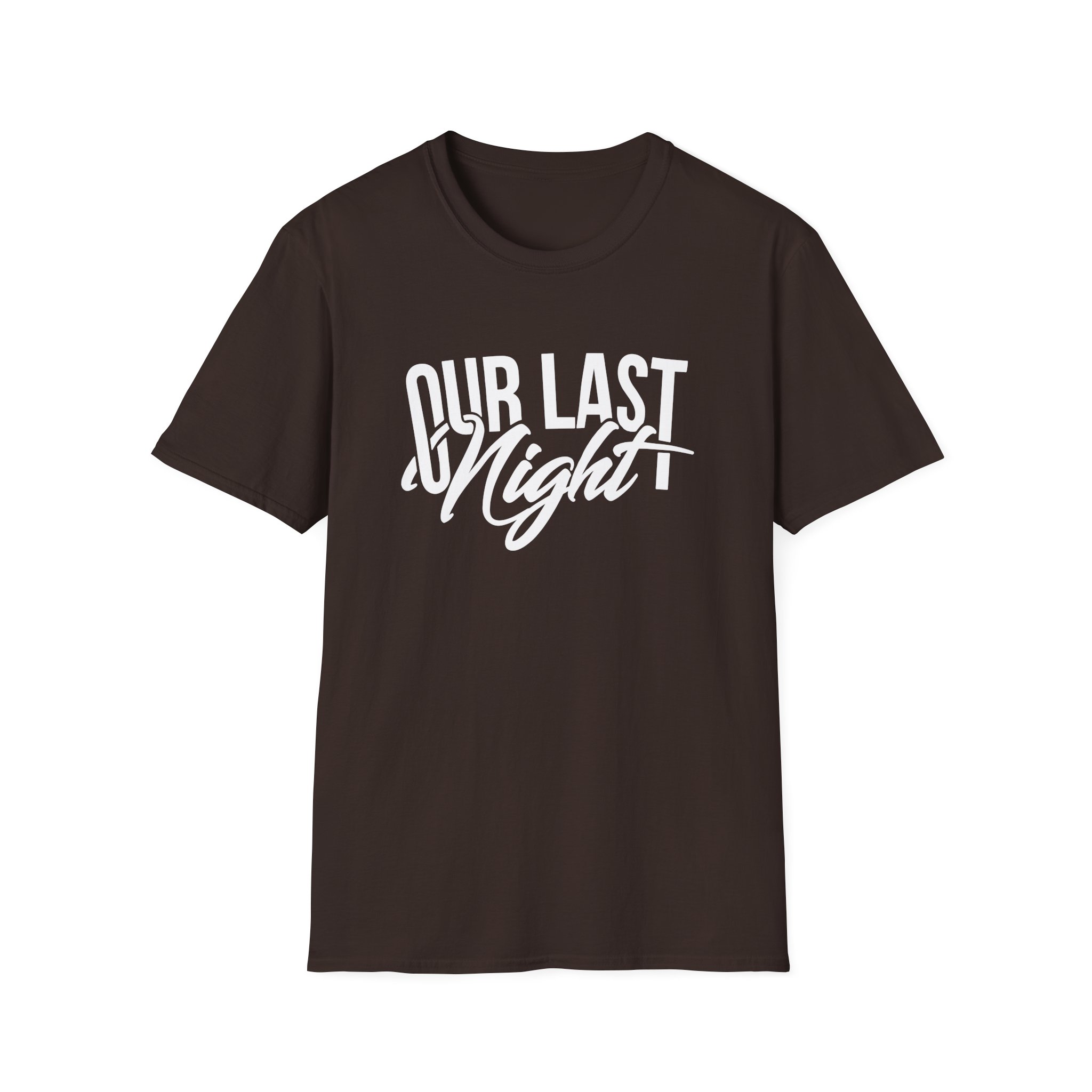 Our Last Night Script Unisex Softstyle T-Shirt