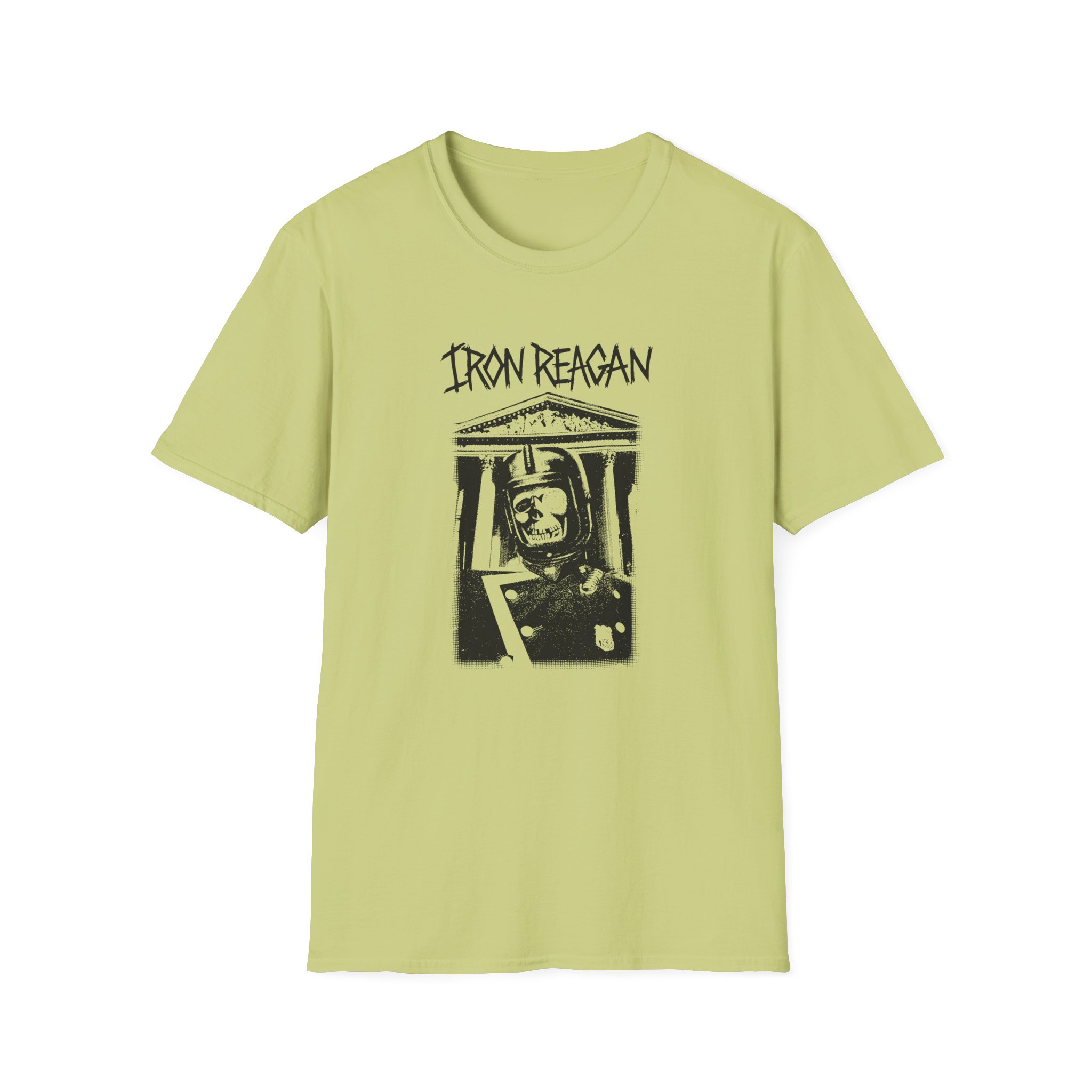 Iron Reagan Rewind Black Ink Unisex Softstyle T-Shirt
