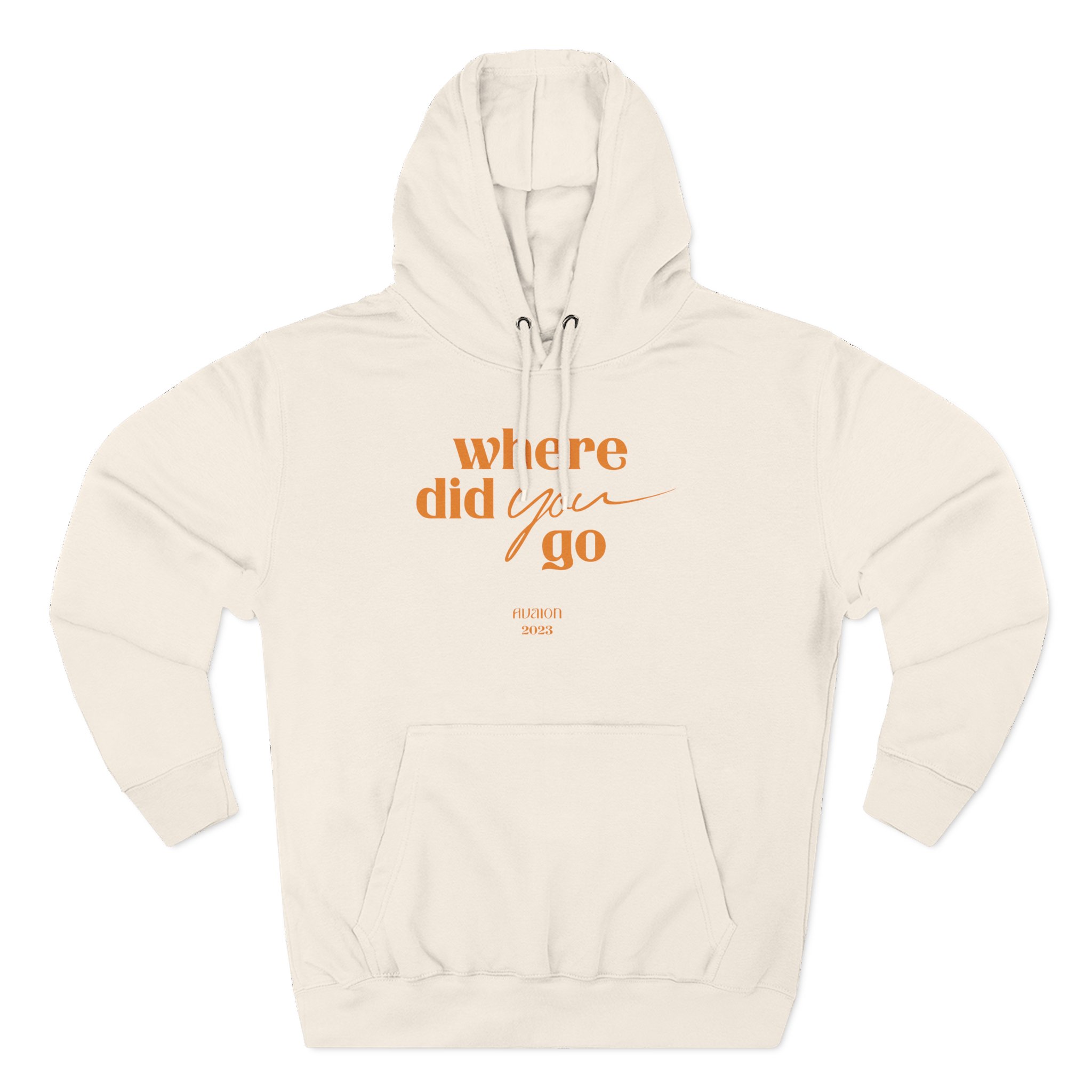 Avaion Where Did You Go Three-Panel Fleece Hoodie