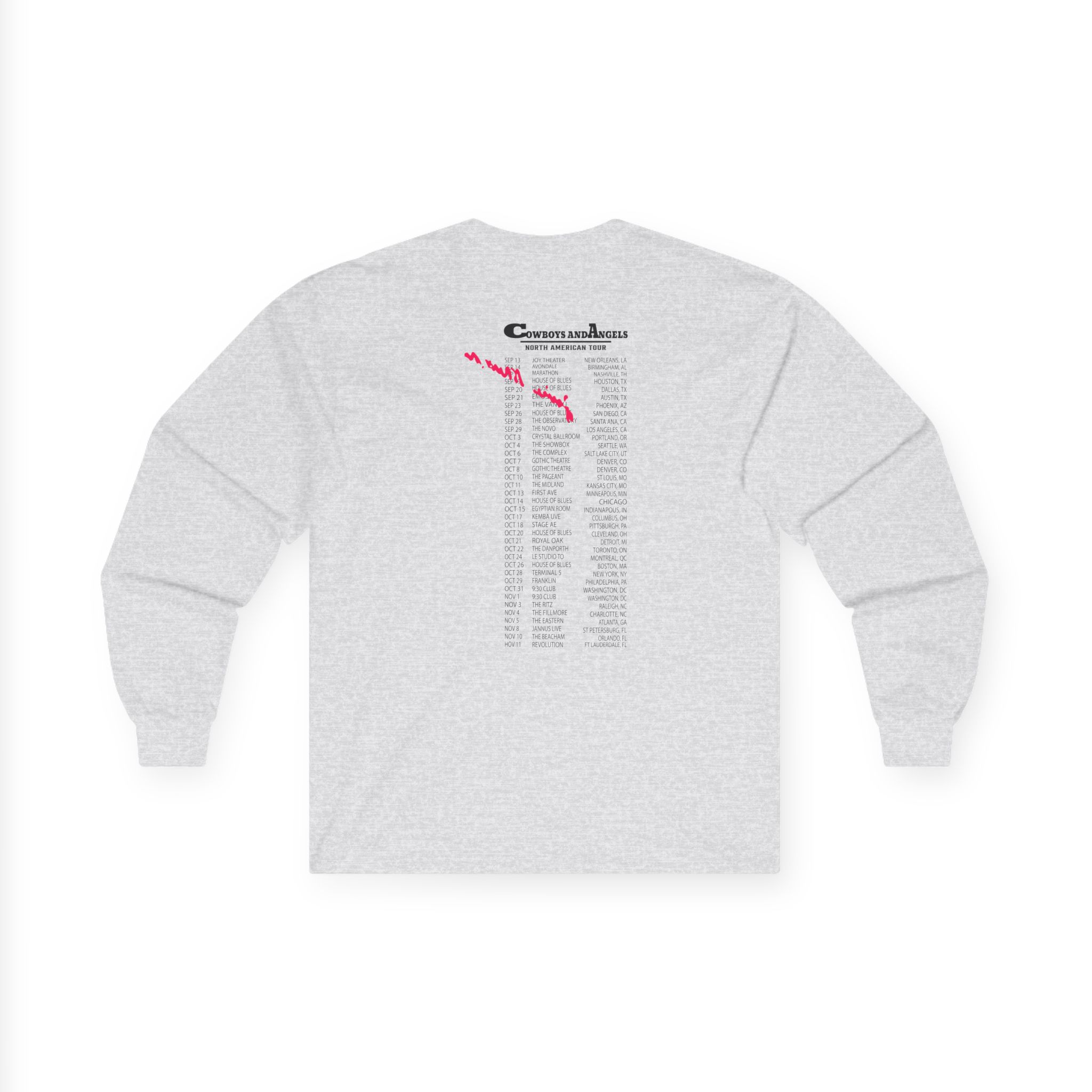 Jessie Murph Cowboys & Angels Tour Unisex Ultra Cotton Long Sleeve Tee