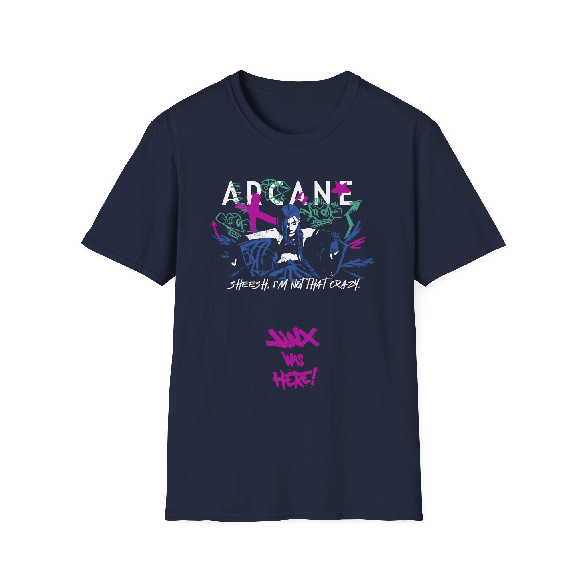 Jinx Arcane Unisex Softstyle T-Shirt