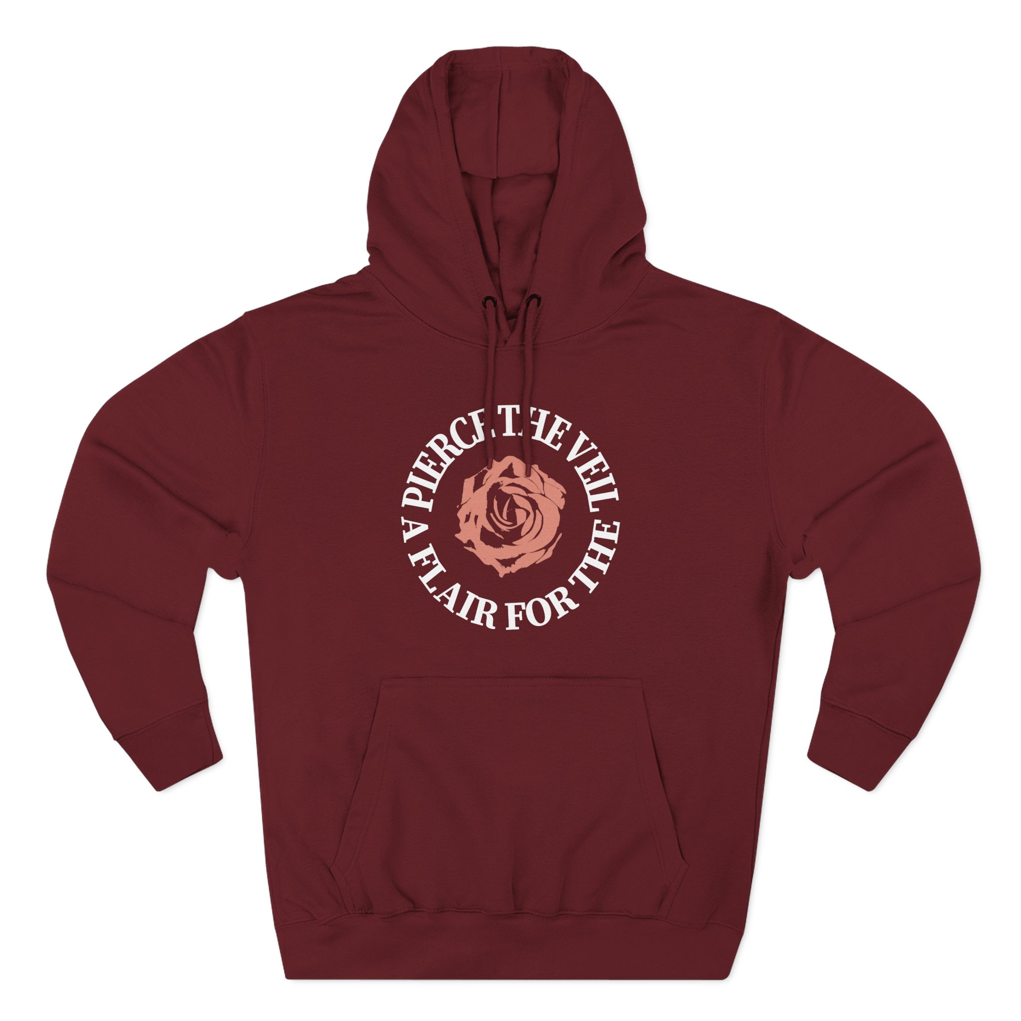 Pierce the Veil a Flair for the Dramatic Rose Three-Panel Fleece Hoodie