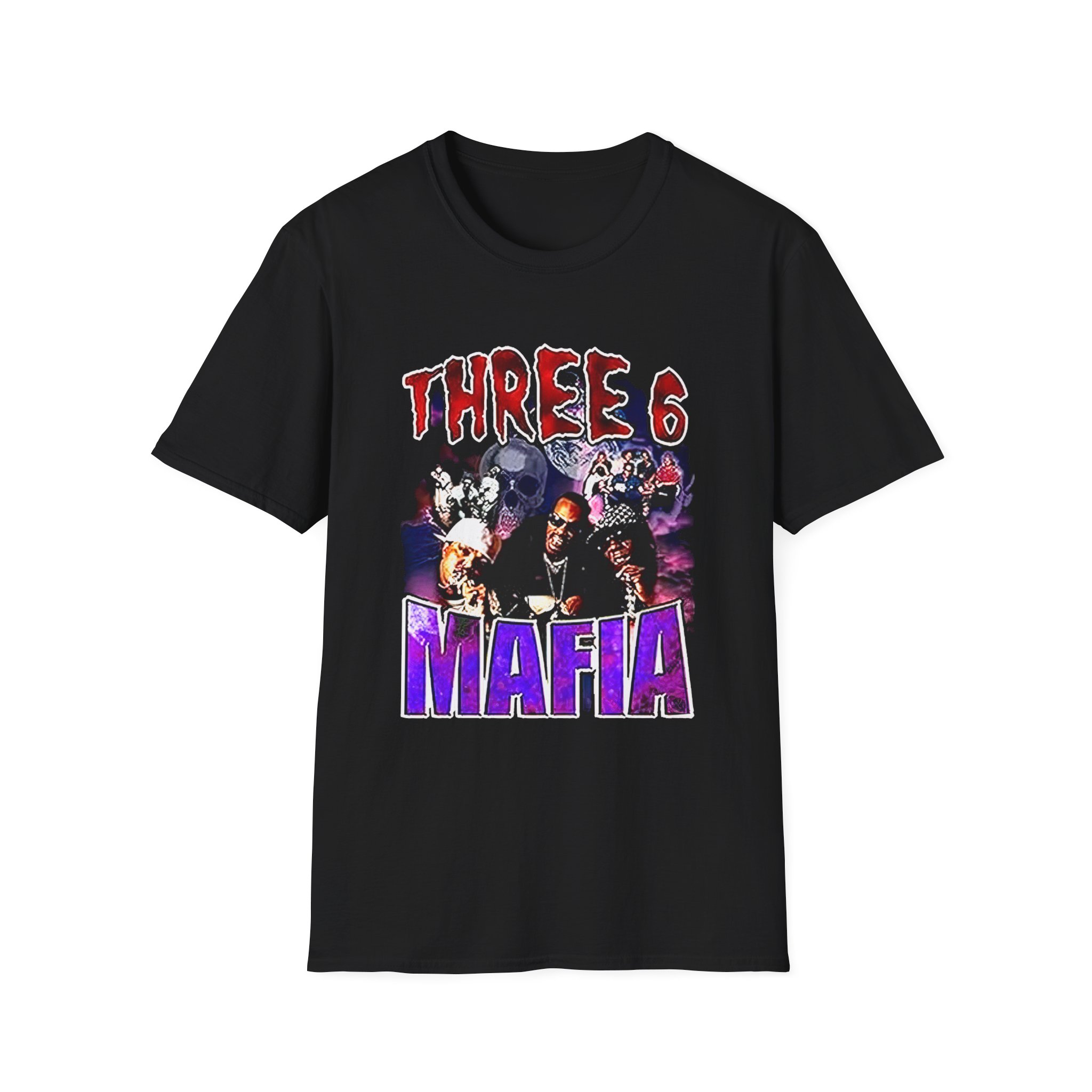 Three 6 Mafia Unisex Softstyle T-Shirt