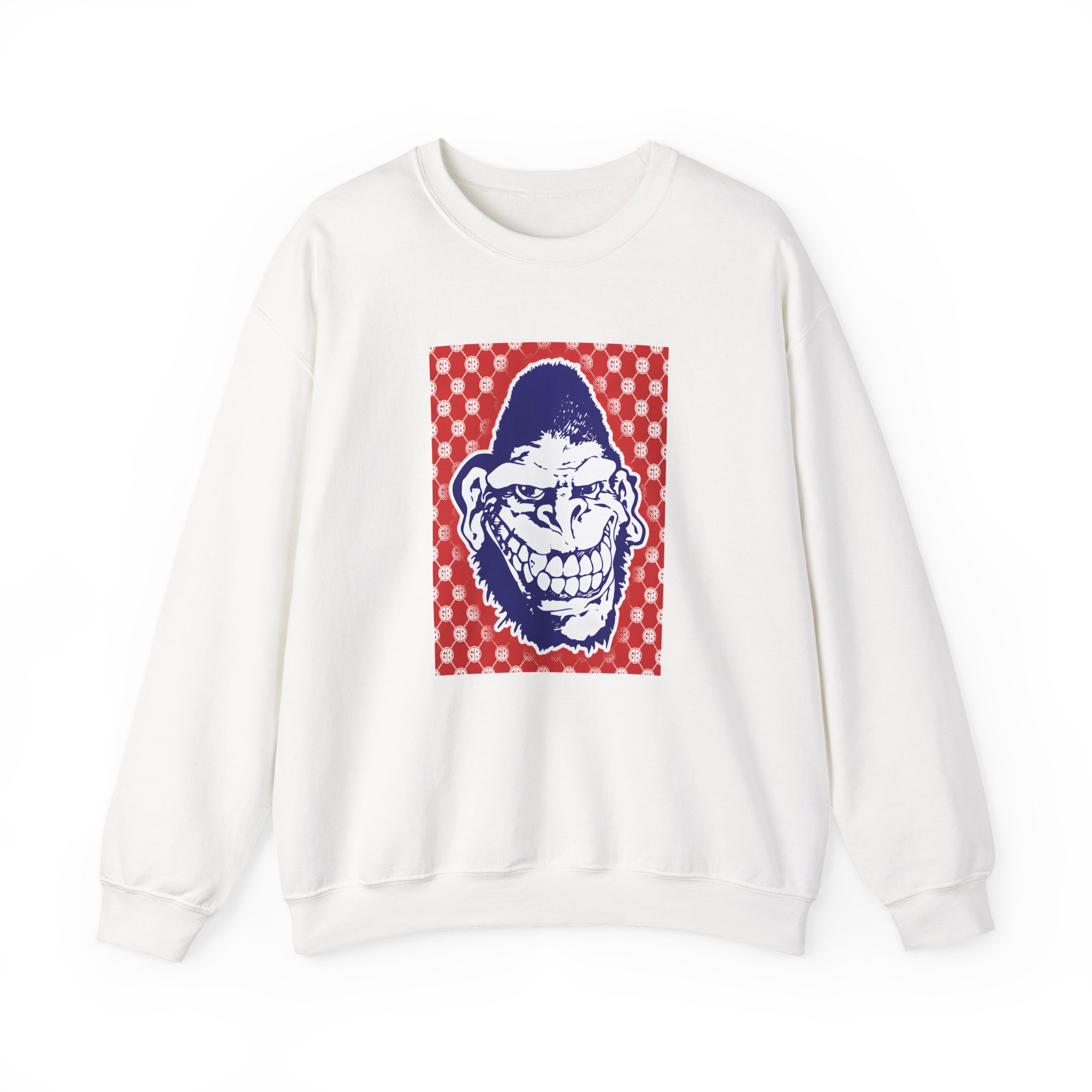 Gorilla Biscuits Gb Pattern Unisex Heavy Blendâ„¢ Crewneck Sweatshirt